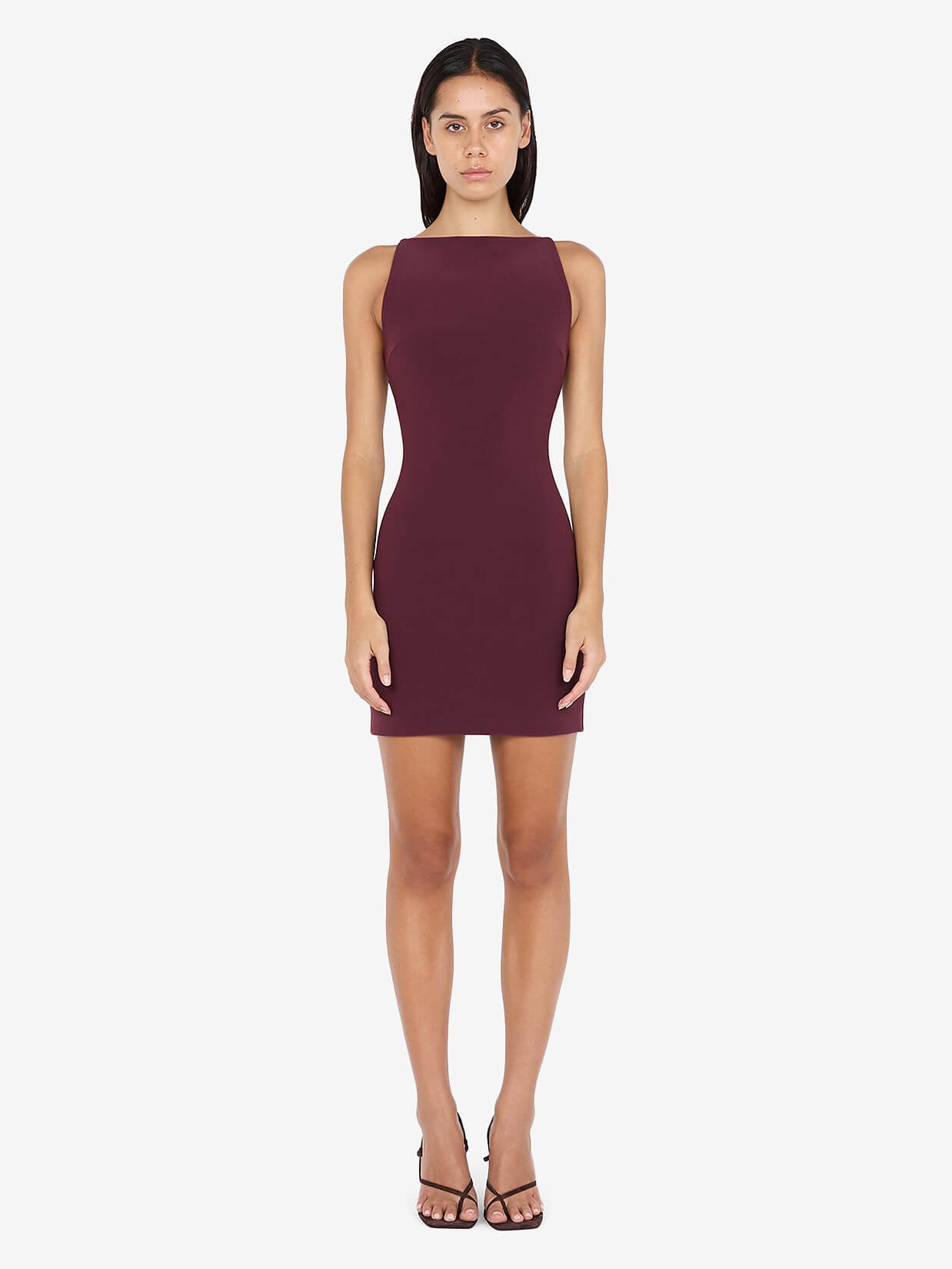 CLOVER MINI DRESS - PLUM
