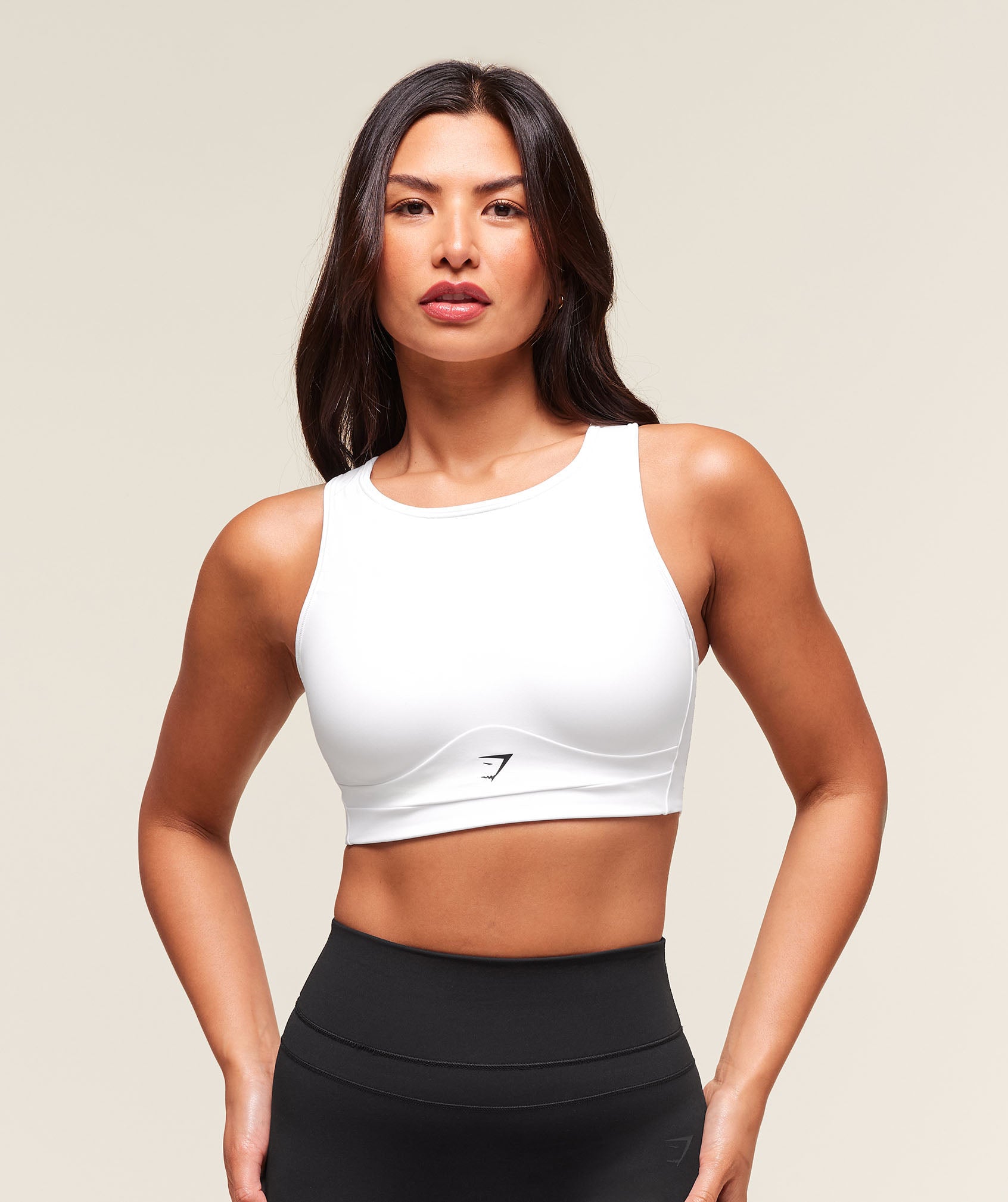 Gymshark Mesh Back Sports Bra - White