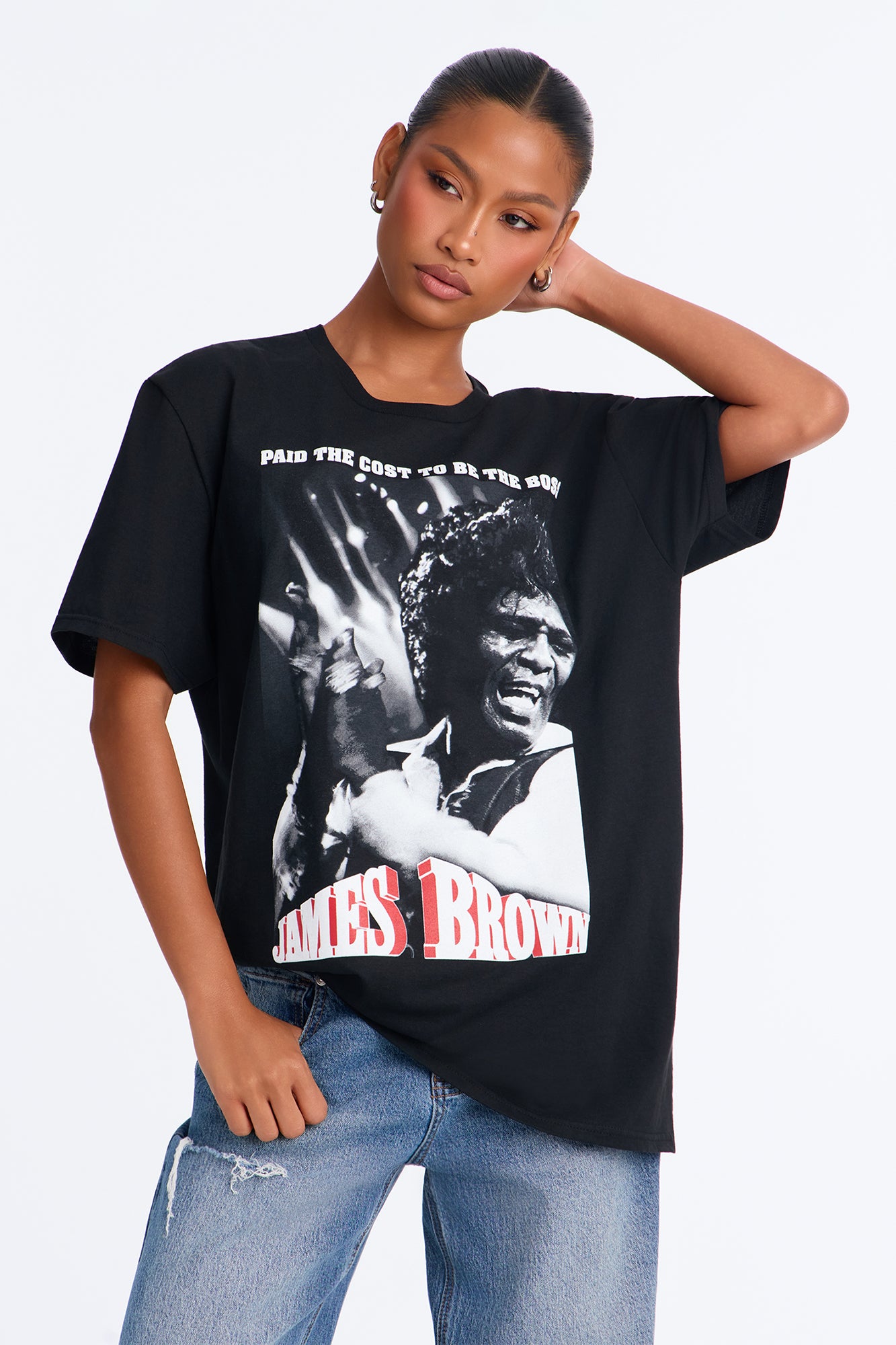 James Brown Be The Boss Tee - Black