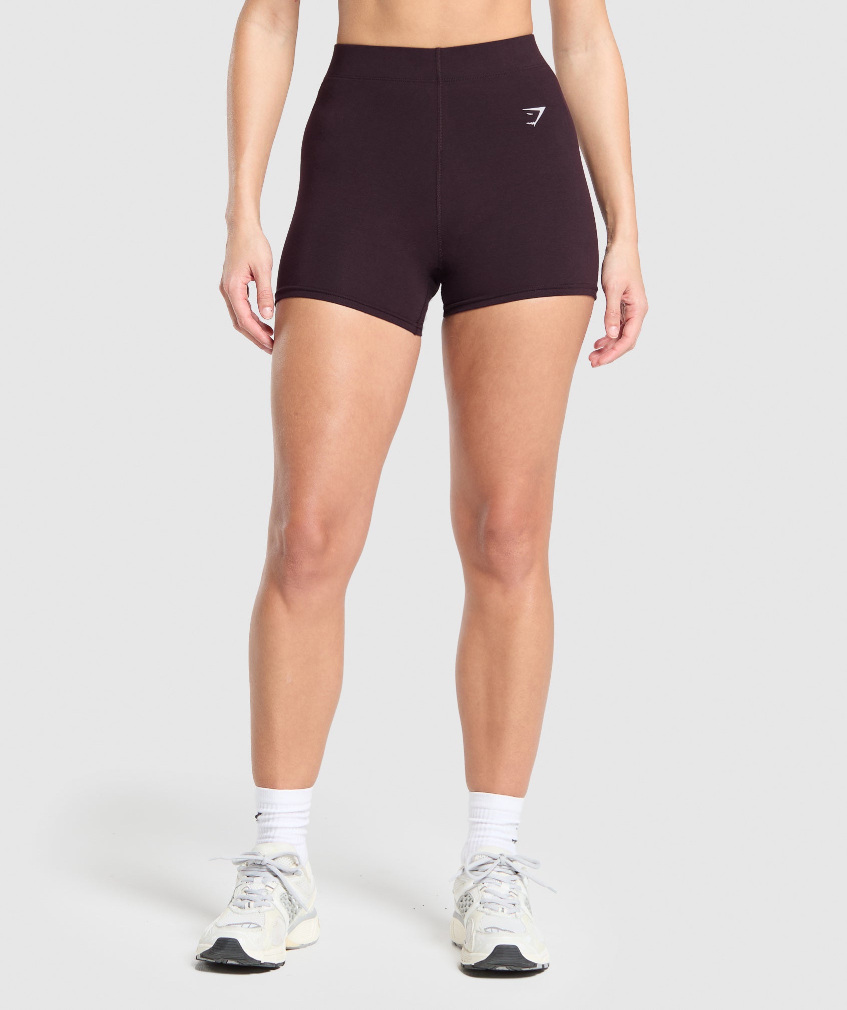 Gymshark Everyday Cotton Shorts - Plum Brown