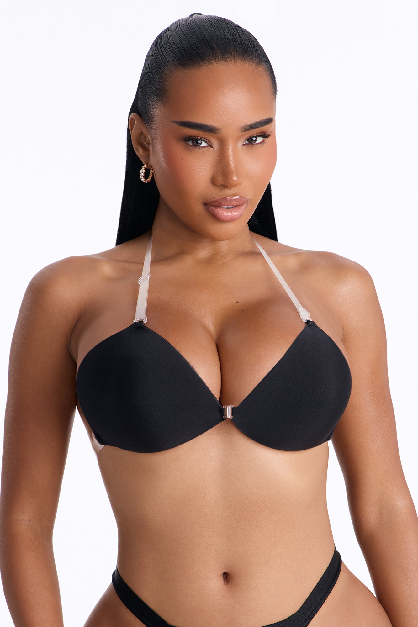 The Right Fit Triangle Invisible Bra - Black