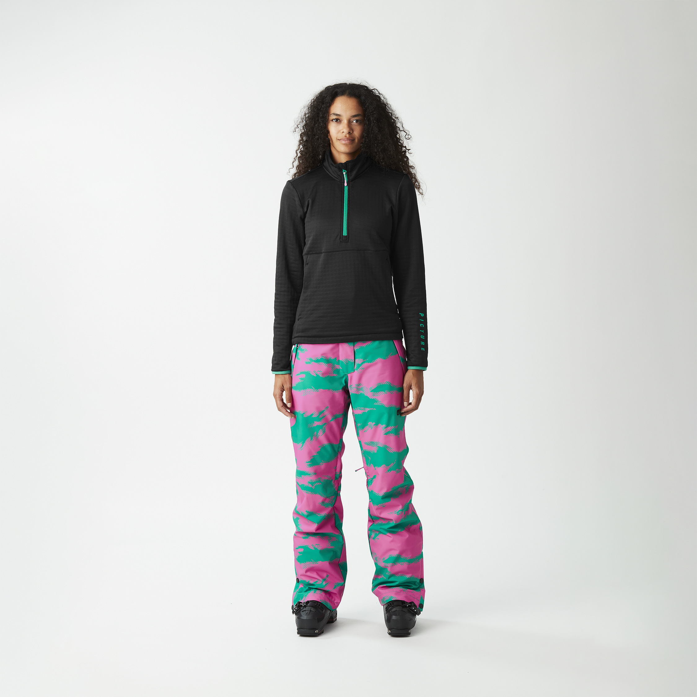 Polaire femme BAKE 1/4 GRID