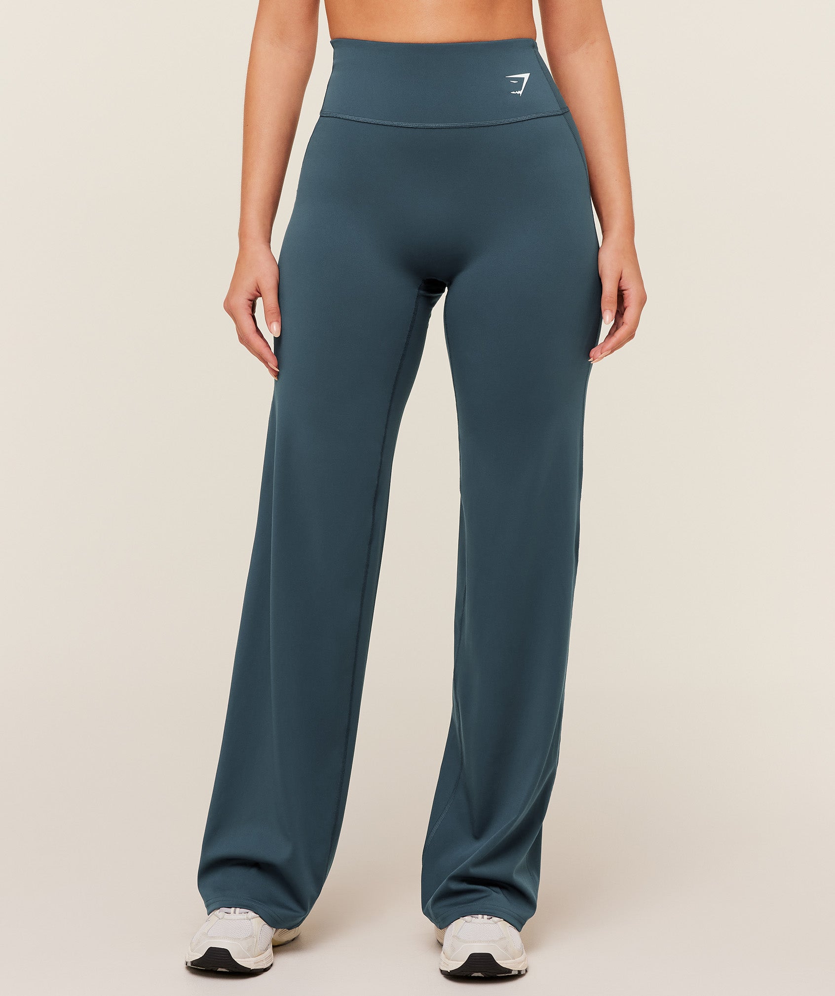 Gymshark Training Straight Leg Regular Leggings - Stealth Blue