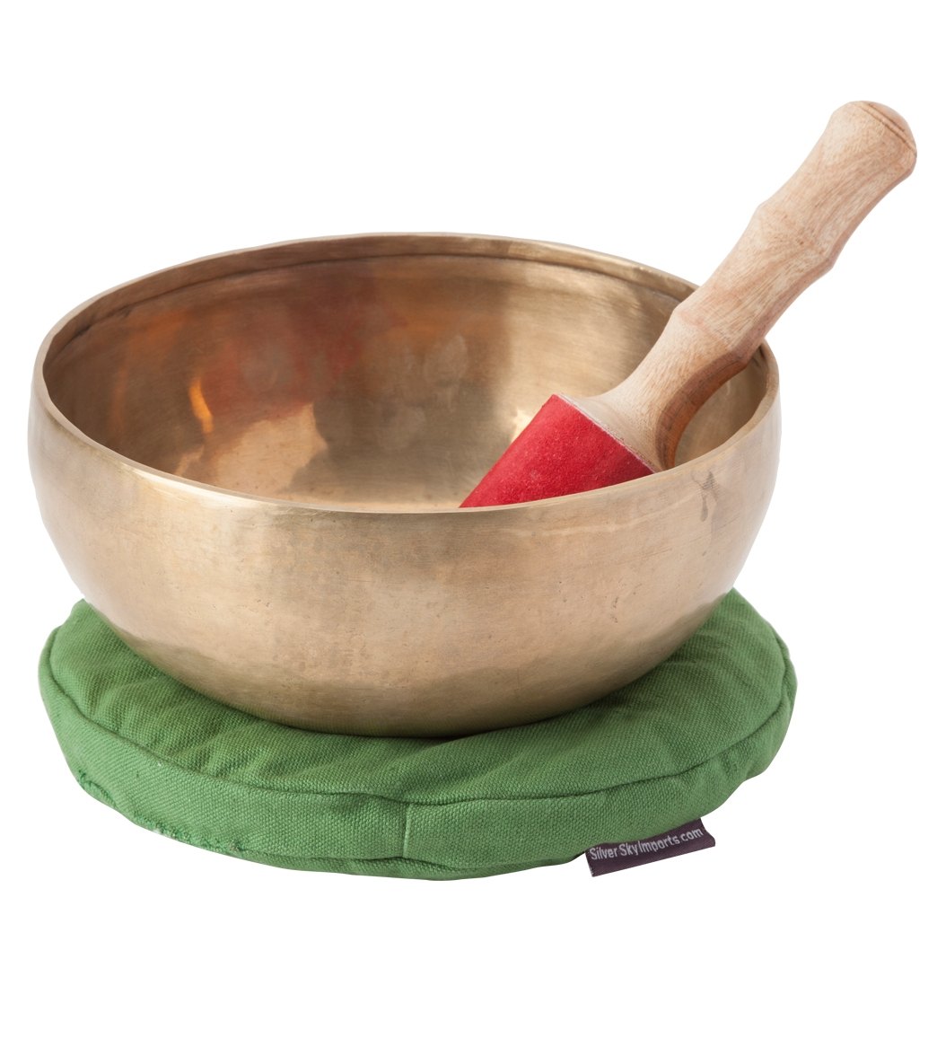 Sacred Space Xl Healing Grade E/F Chakra Tibetan Singing Bowl 8" #E1163