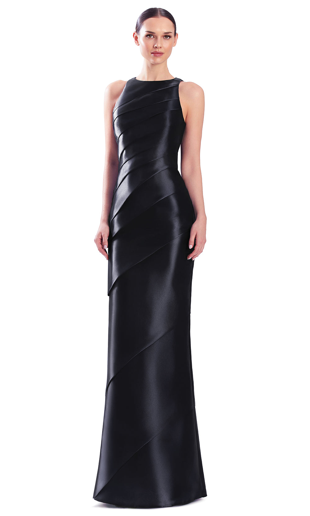 Alexander by Daymor 3348F26 - Tiered Column Sleeveless Evening Gown