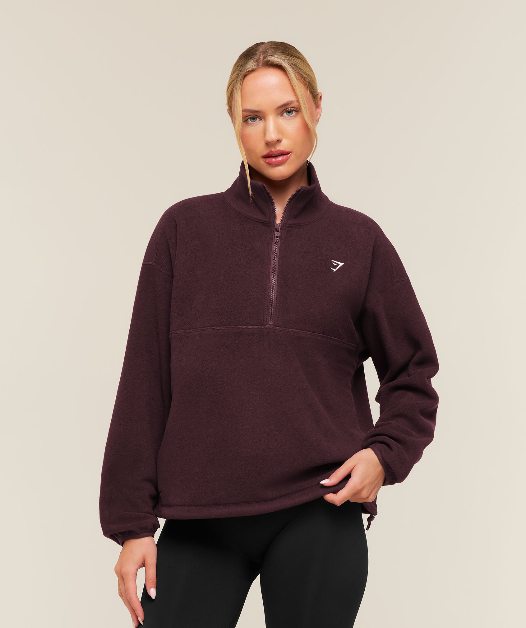Gymshark Polar Fleece 1/4 Zip - Strength Pink