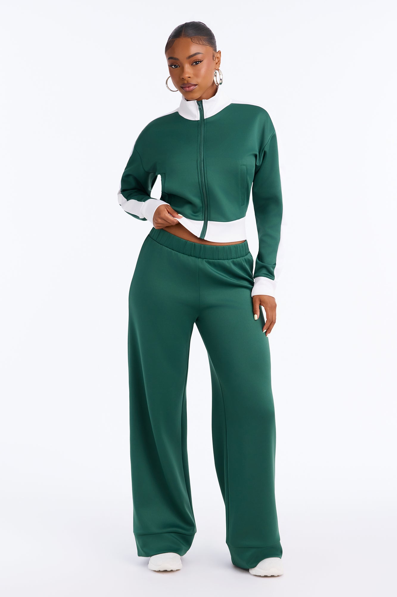 Dream State Scuba Pant Set - Hunter