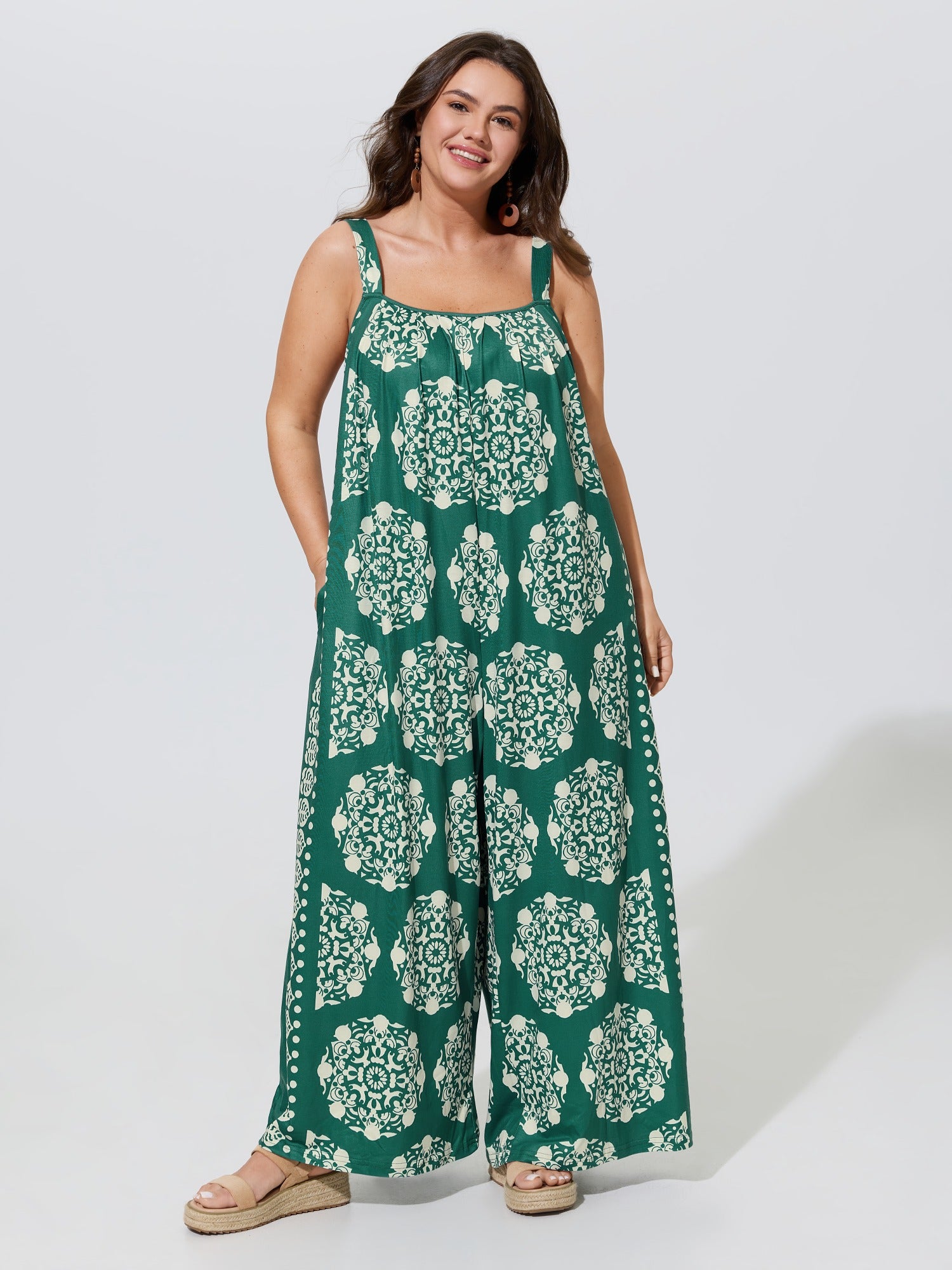 Sunkissed Stretchy Adjustable Strap Jumpsuit