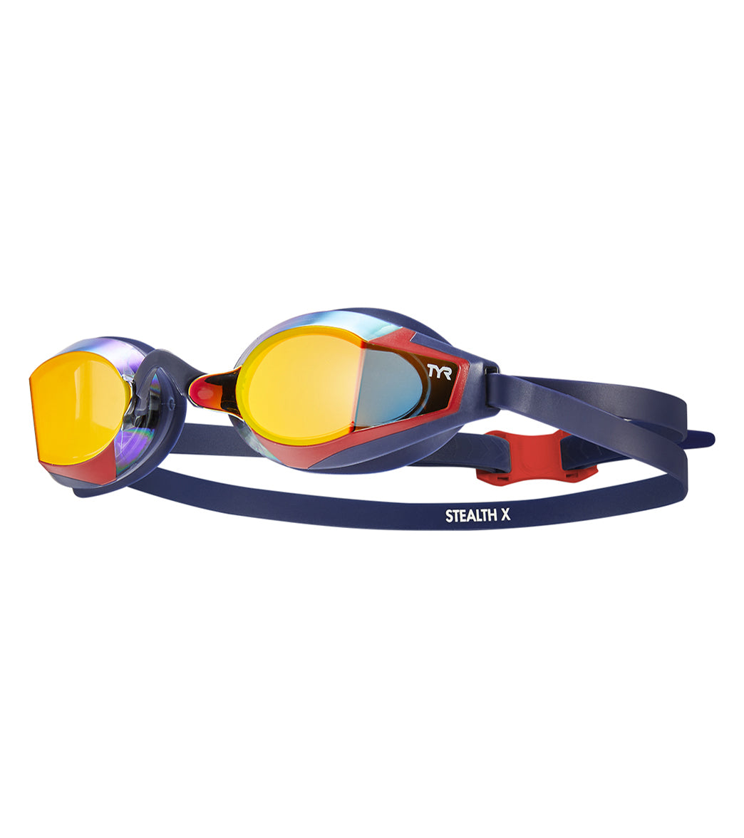 TYR USA Stealth-X Mirrored Racing Goggle