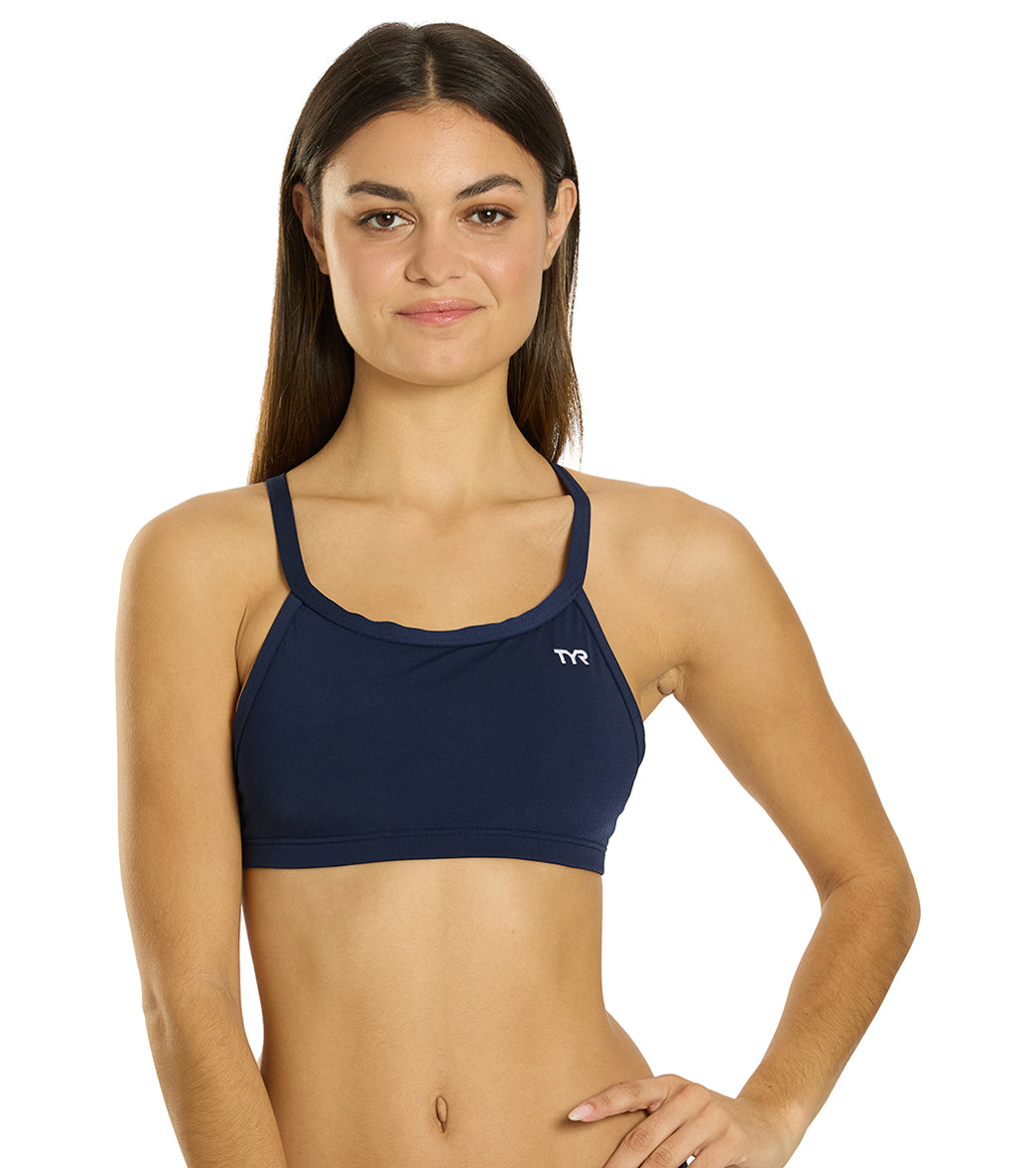 TYR Women's Solid Durafast One Diamondfit Bikini Top