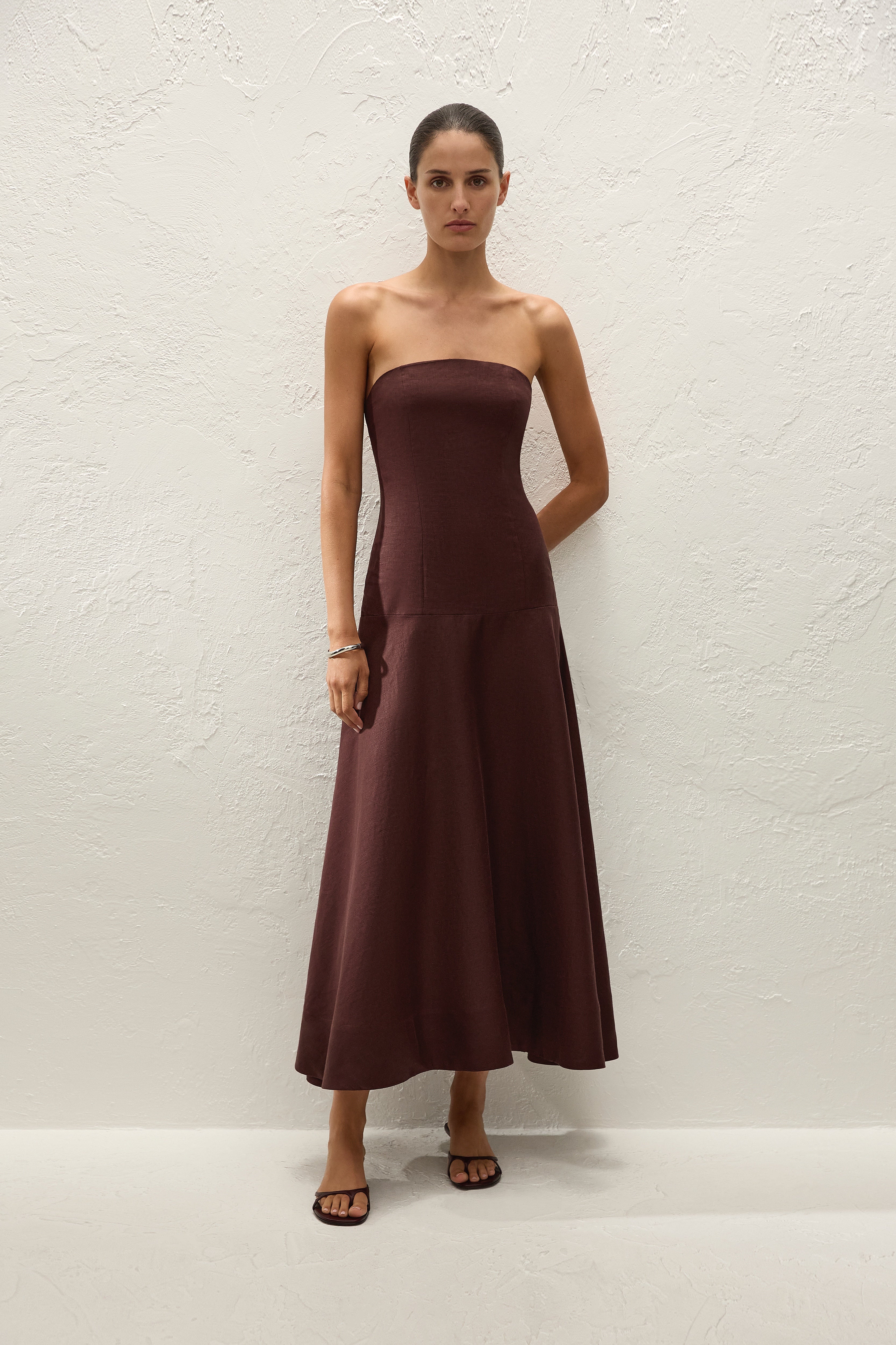 Louna Midi Dress Port