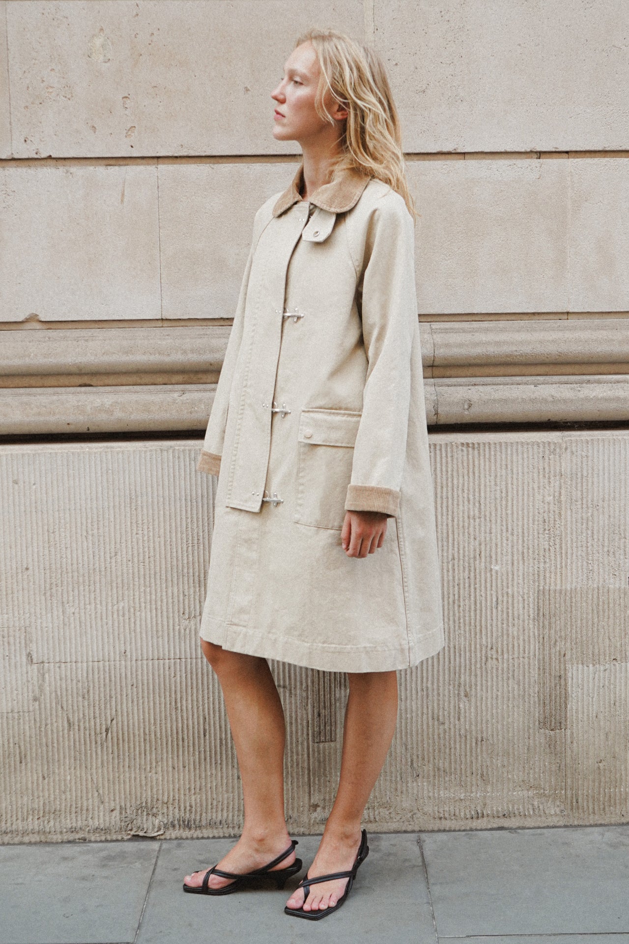 Antoine Barn Jacket - Light Stone