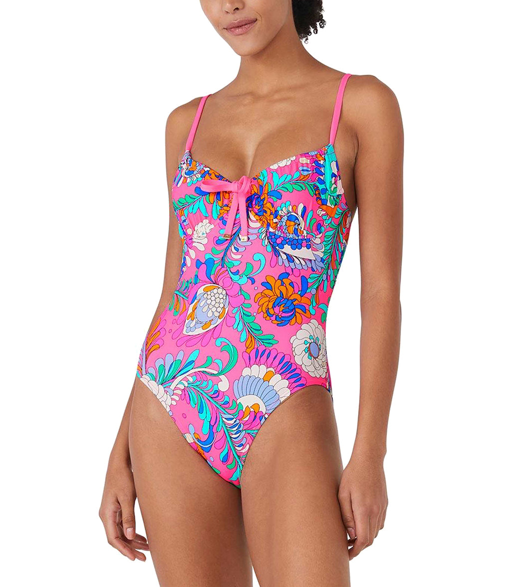 Kate Spade New York Women's Sea Garden One Piece Swimsuit Swimsuit