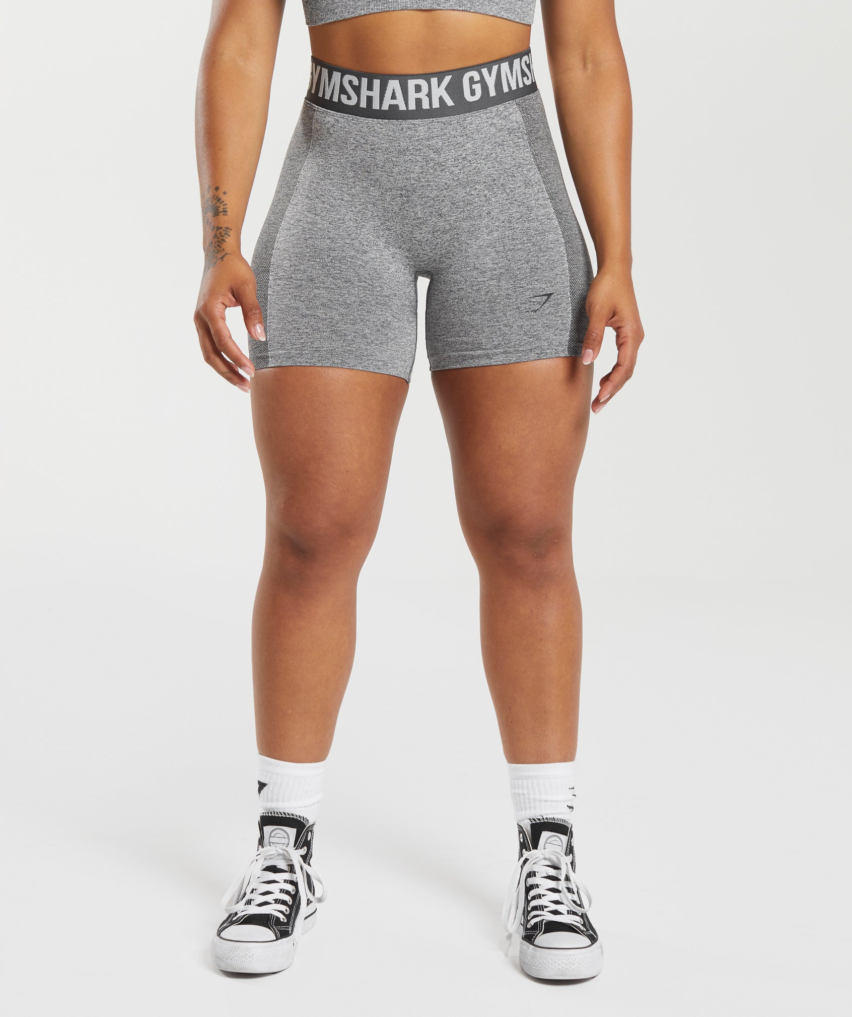 Gymshark FLEX SHORTS - Charcoal Grey Marl