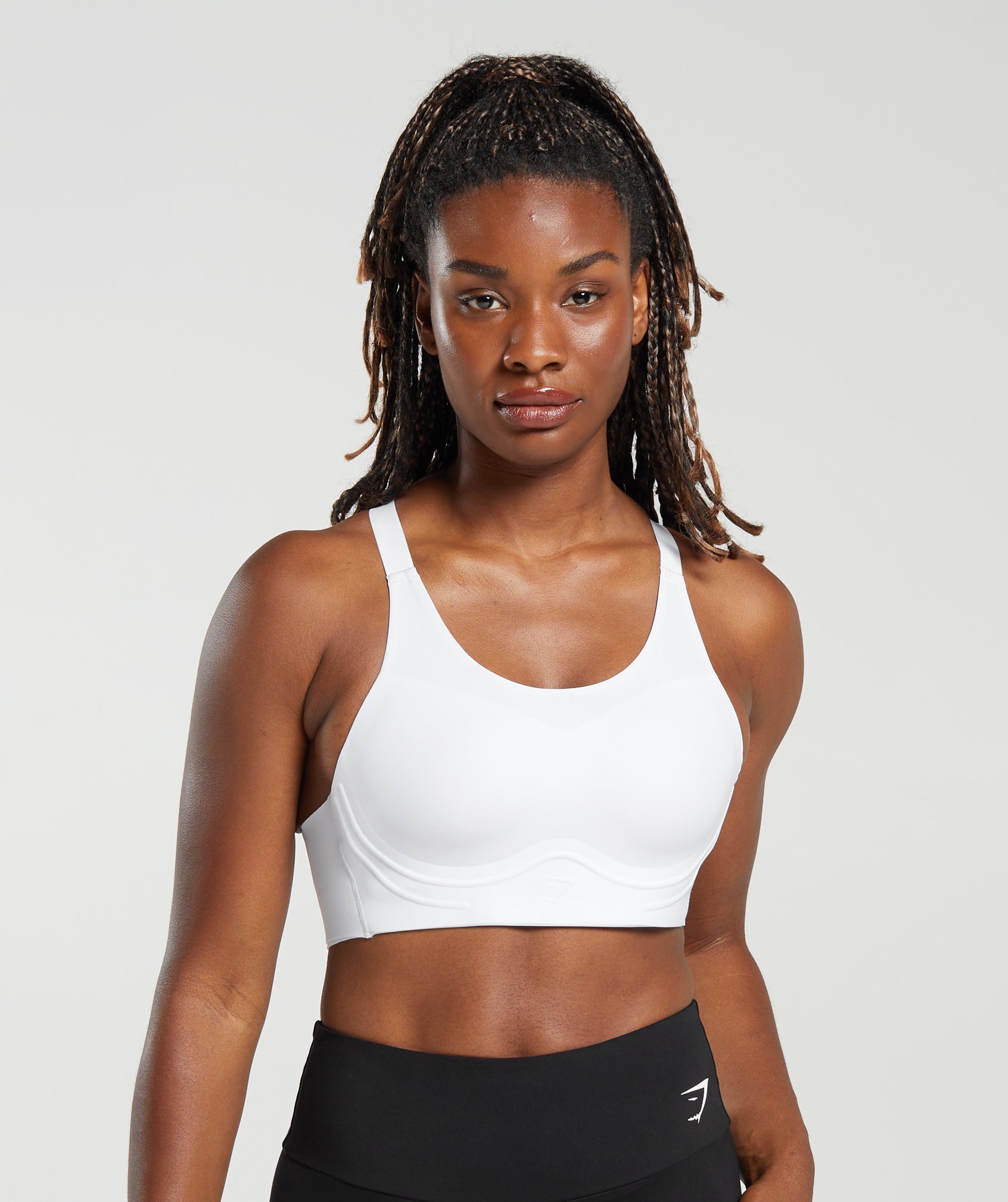 Gymshark CROSS BACK SPORTS BRA - White