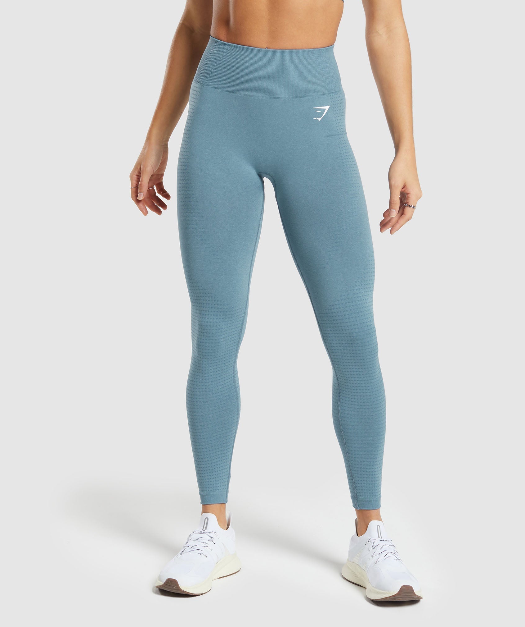 Gymshark Vital Regular Leggings - Faded Blue/ Marl