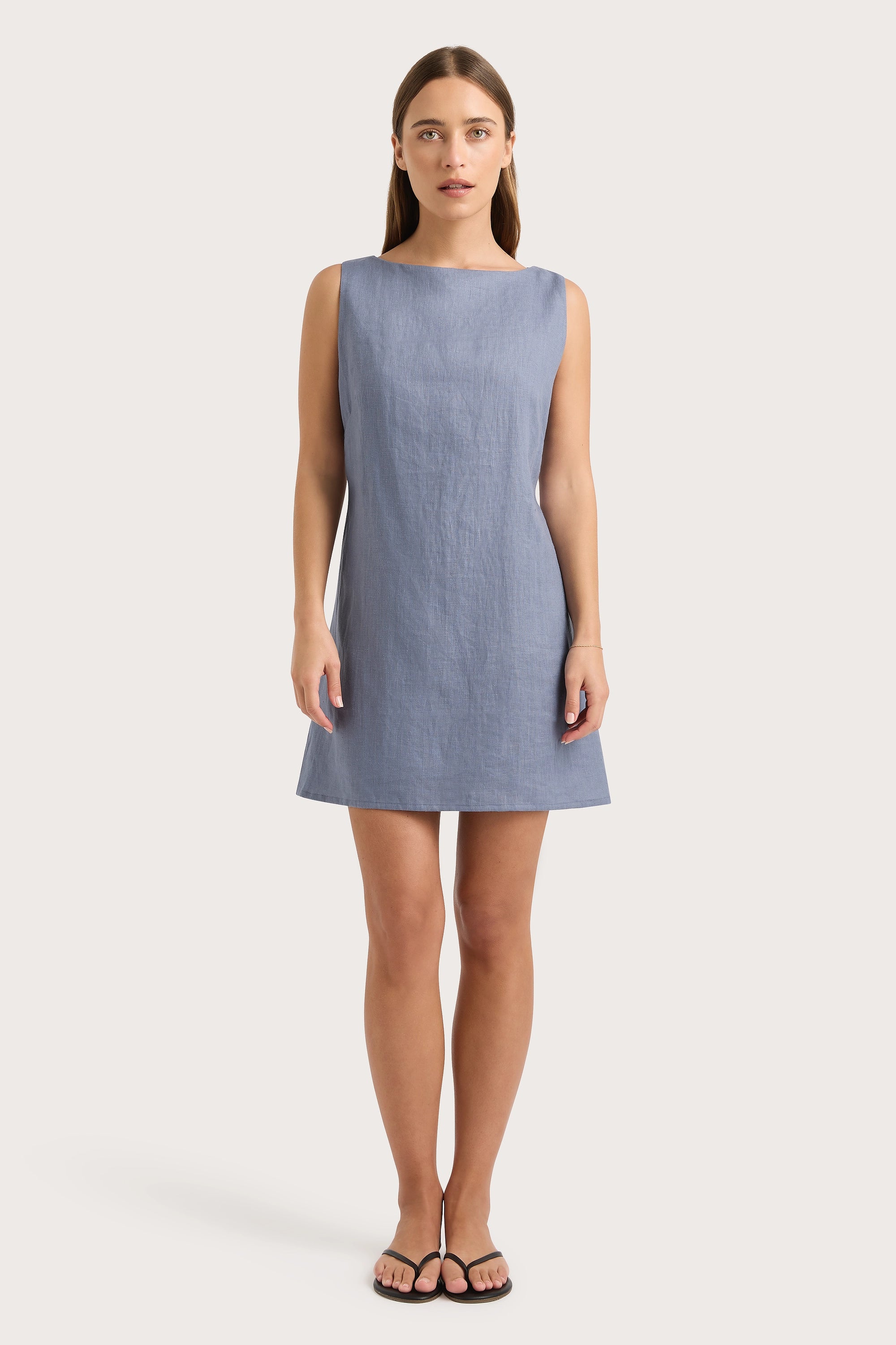 Nazarit Mini Dress Cornflower Blue - Final Sale