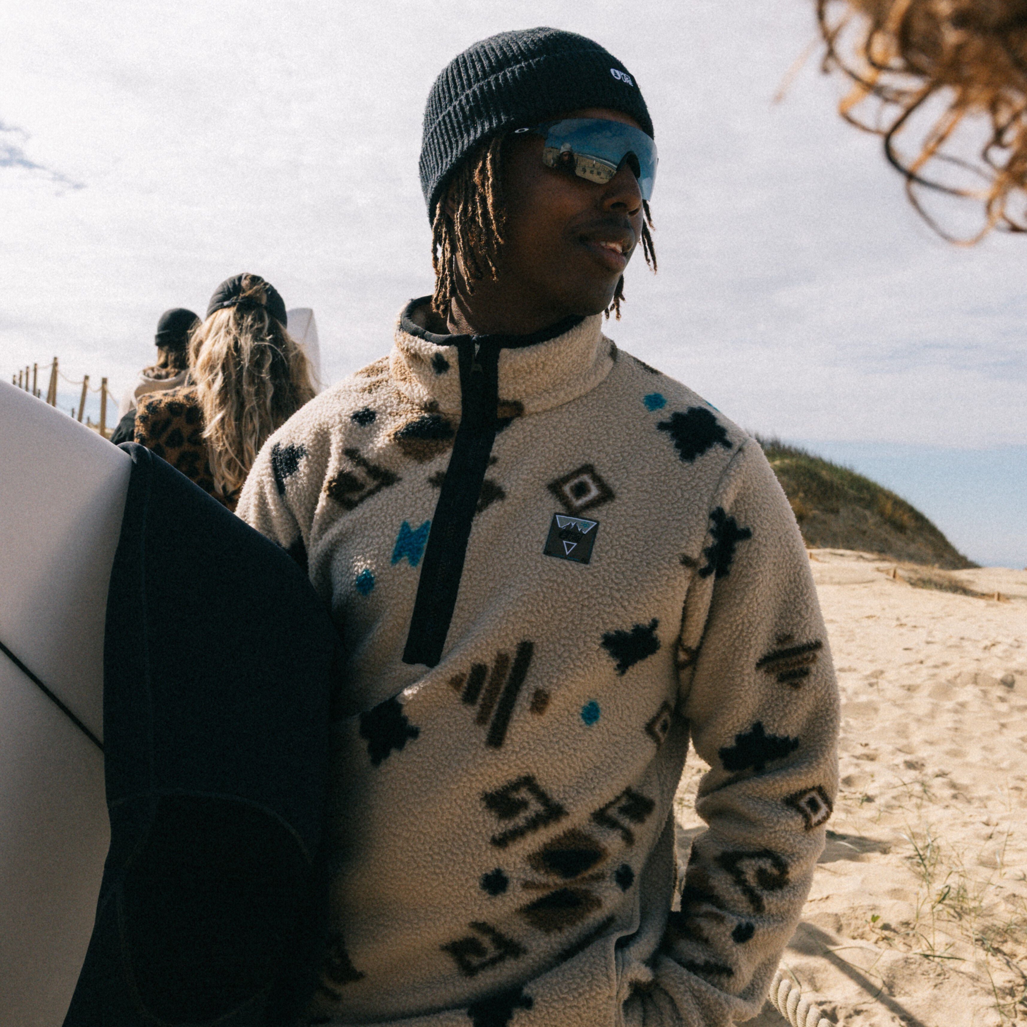 Polaire homme 1/4 zippée KIMAG PRINTED