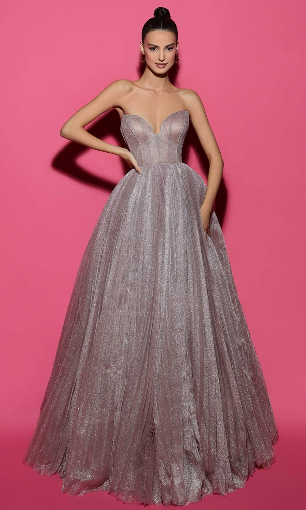 Tarik Ediz 53123 - Glitter Tulle Ballgown