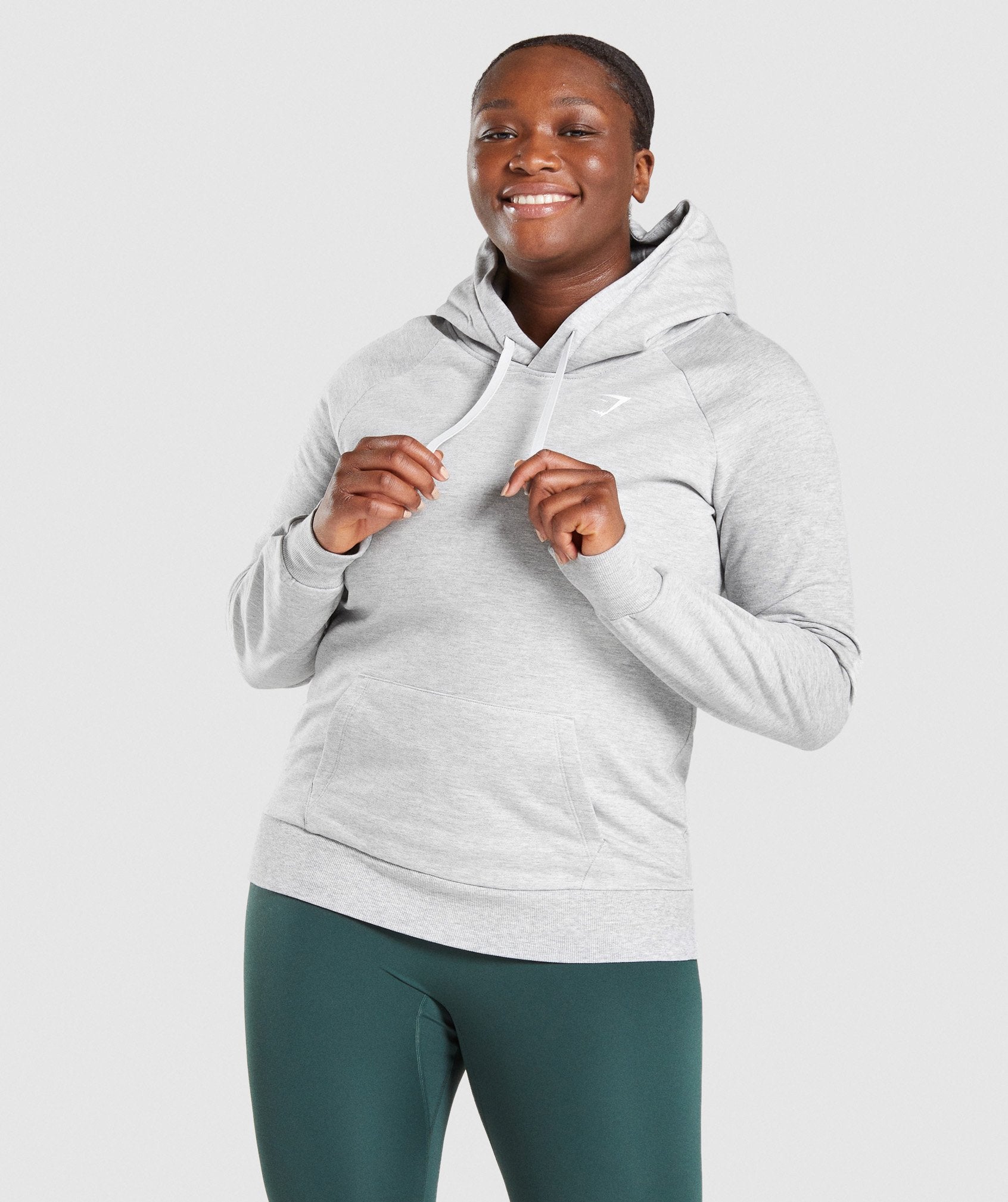 Gymshark Training Hoodie - Light Grey Marl