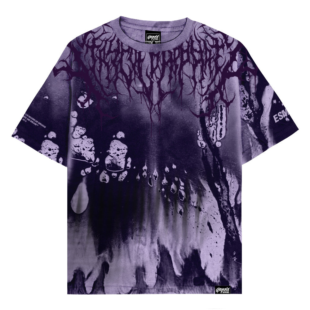 Reign Of Blood (Purple) - Oversized T-Shirt (200GSM)