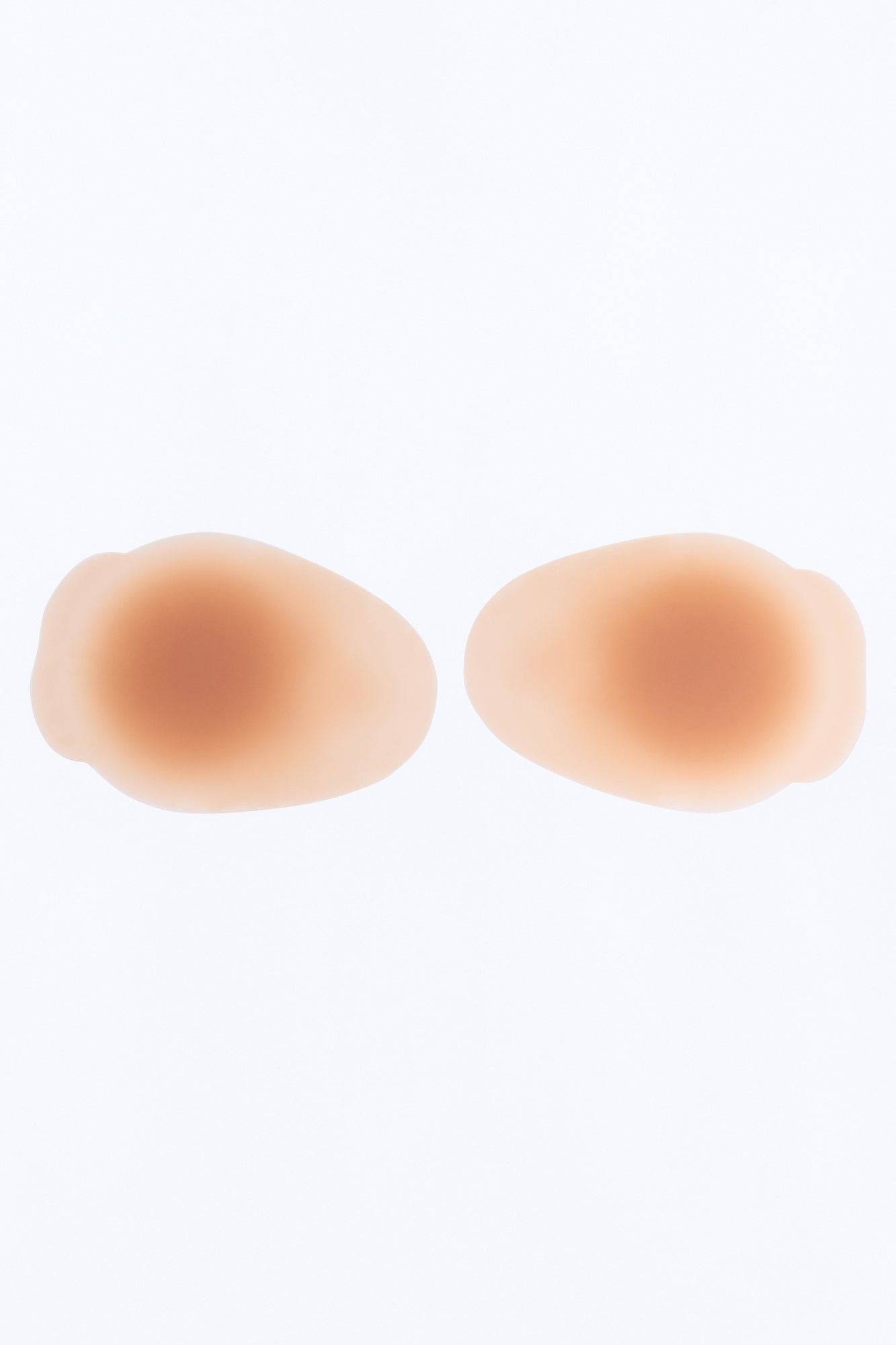 Smooth Nipple Cover Silicone Bra Pasties - Mocha