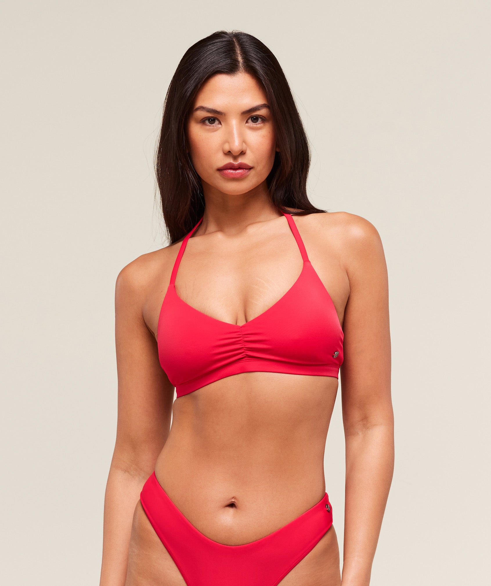 Gymshark Minimal Bikini Top - Carmine Red
