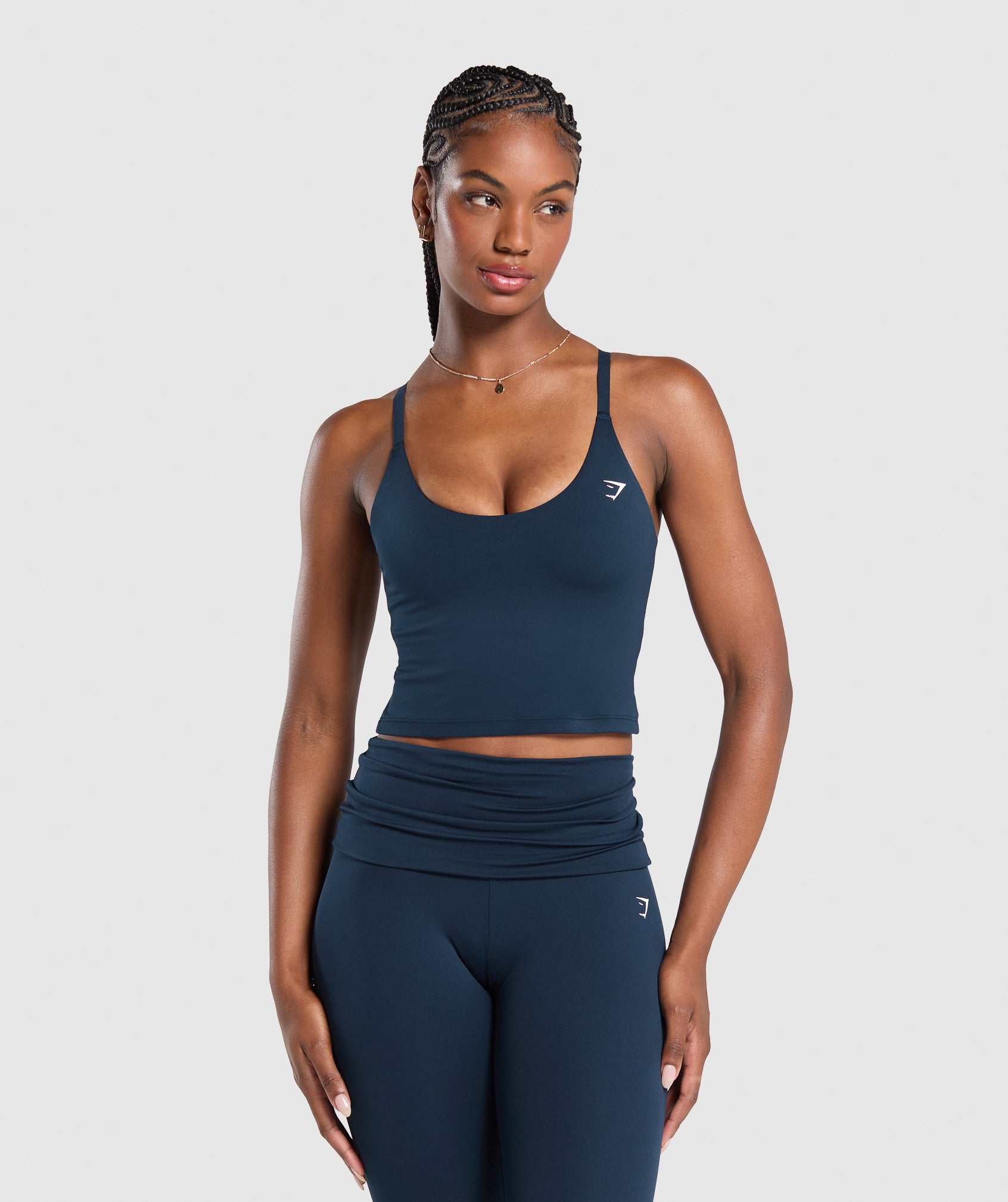 Gymshark Training Shelf Cami Tank - Navy