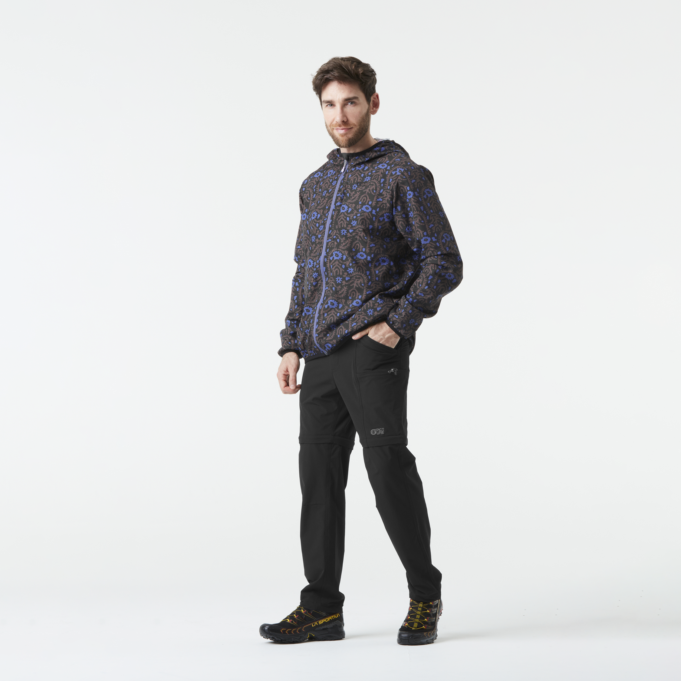 Veste randonnée homme SCALE PRINTED