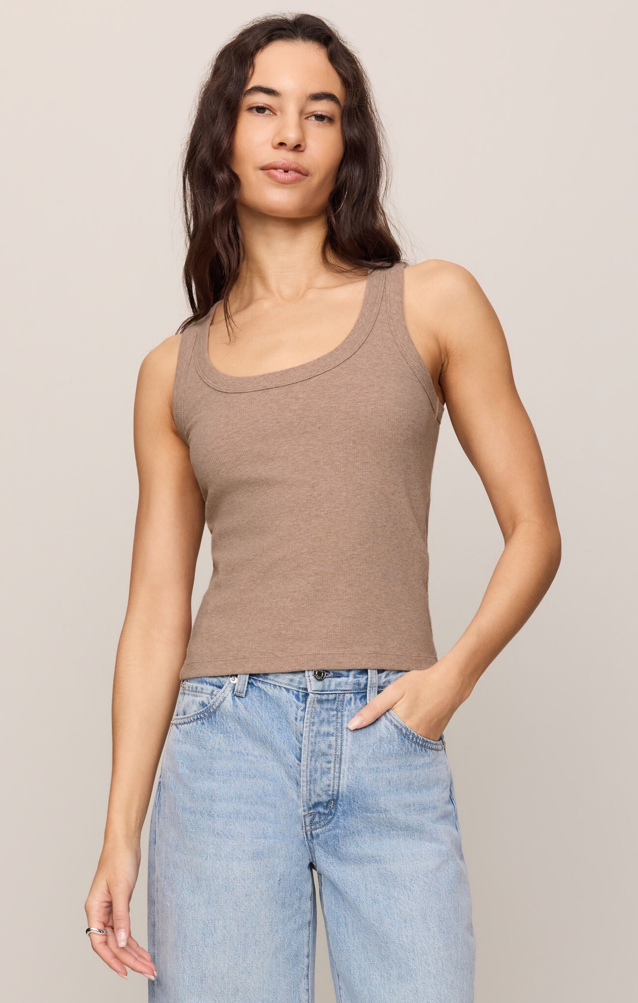 Z Supply Heather Rowe Scoop Tank