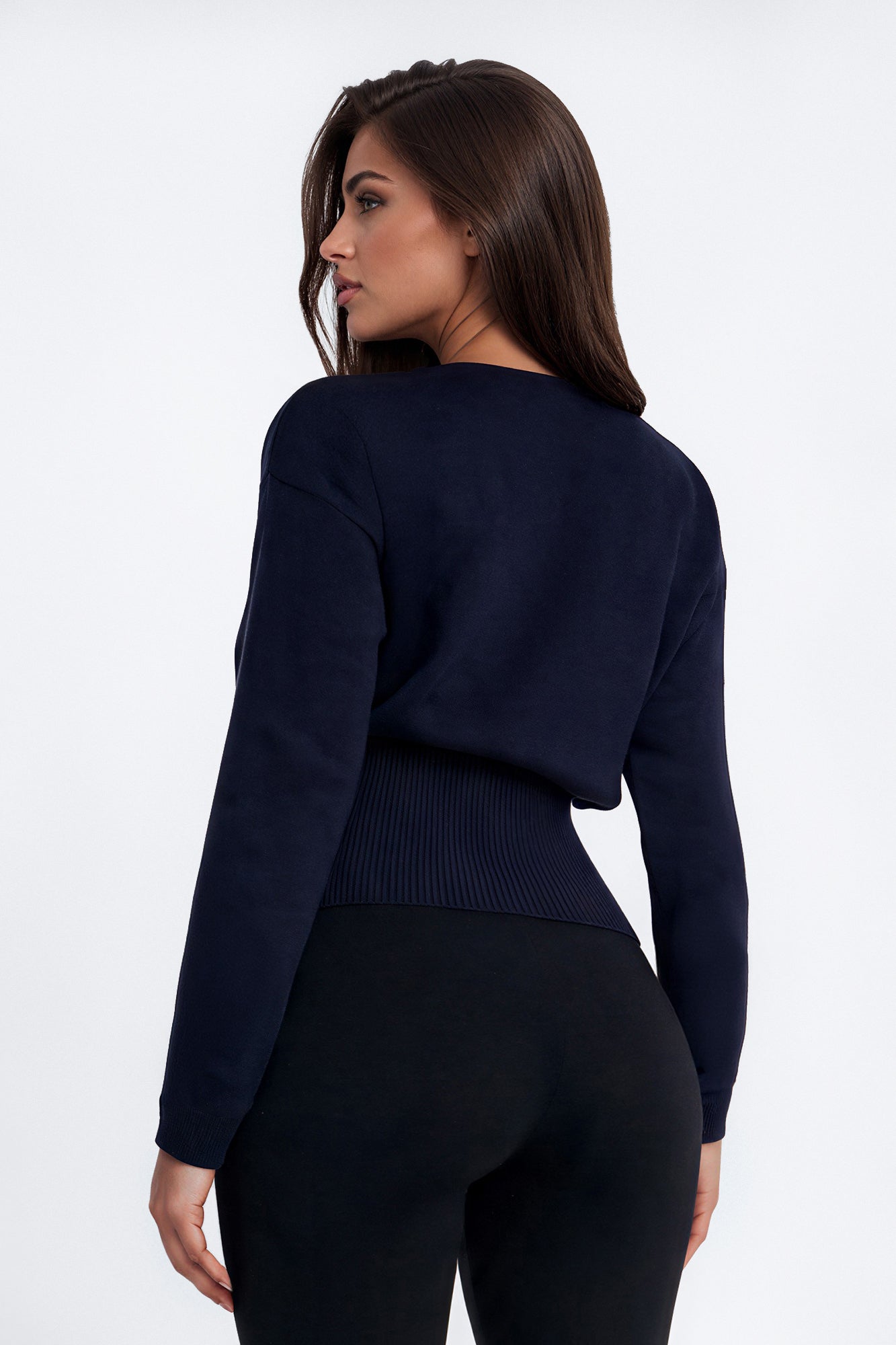 Misty Mornings Pullover Sweater - Navy