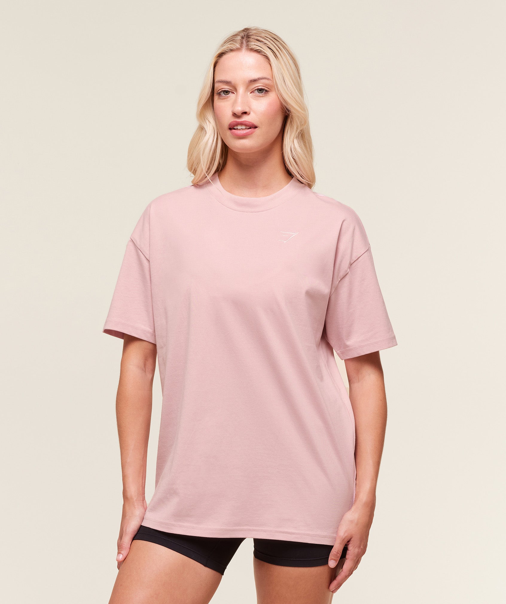 Gymshark Training Oversized T-Shirt - Cloud Pink
