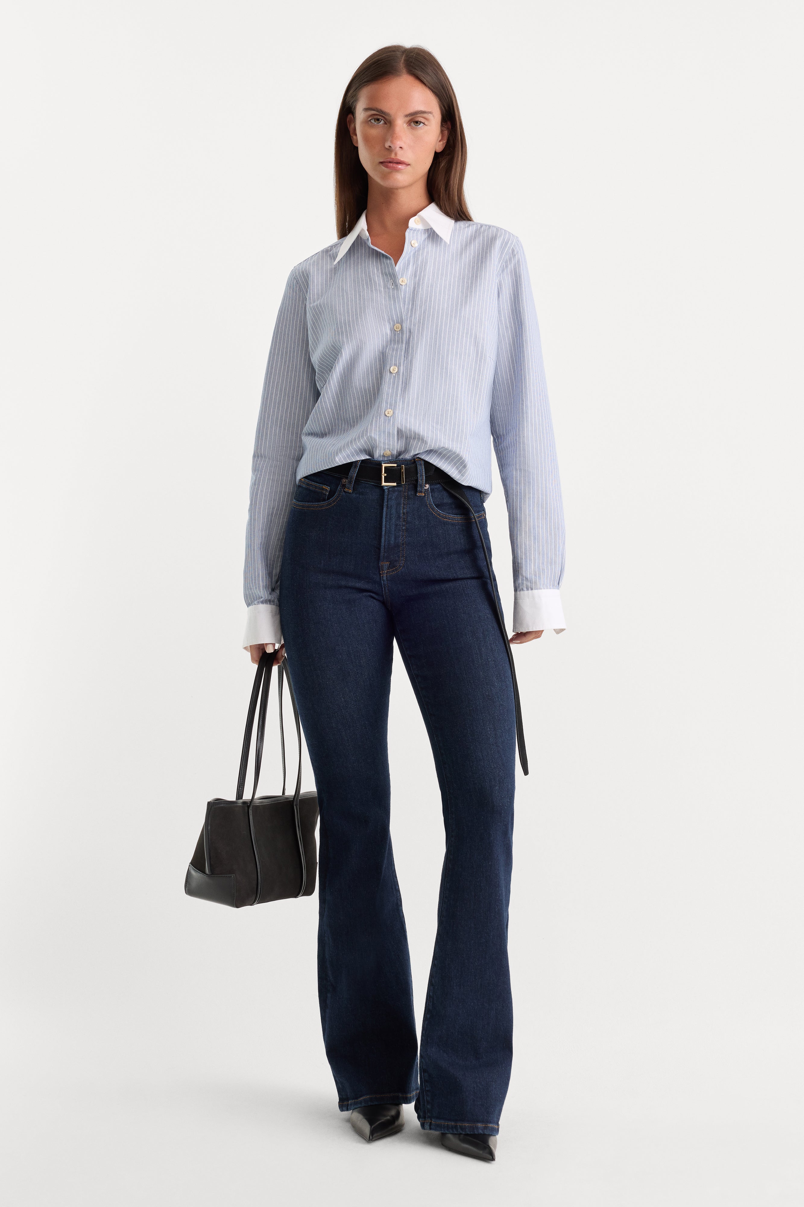 GOOD LEGS FLARE JEANS | INDIGO1153