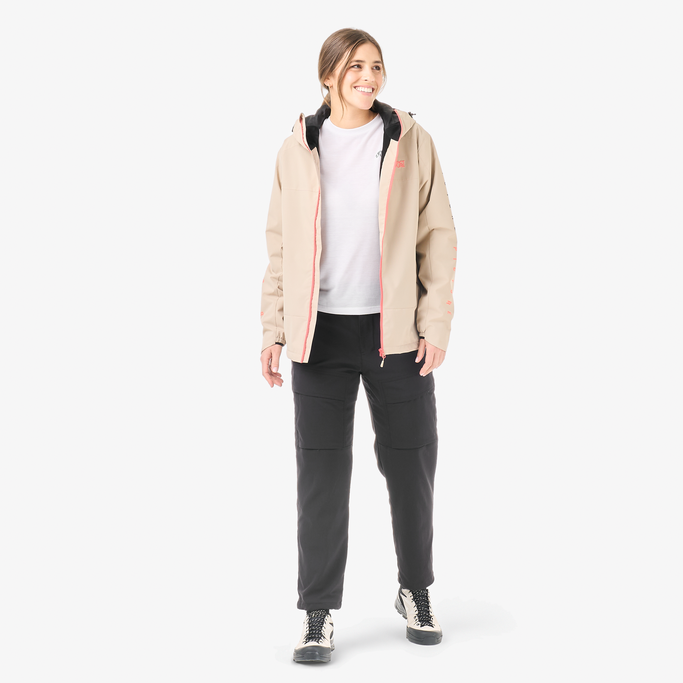 Veste de randonnée imperméable femme SURFACE