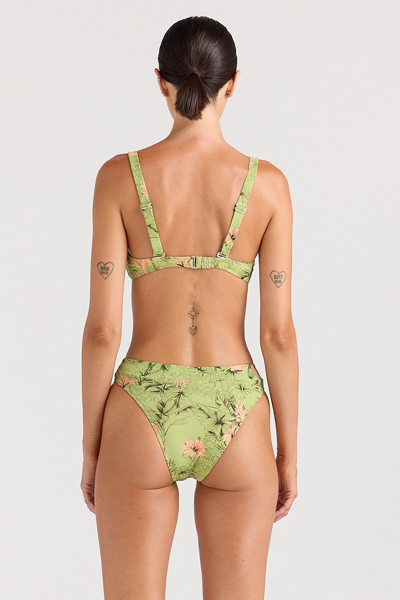 Poolside Paradiso Margarita Tropico High Cut Band Bottom