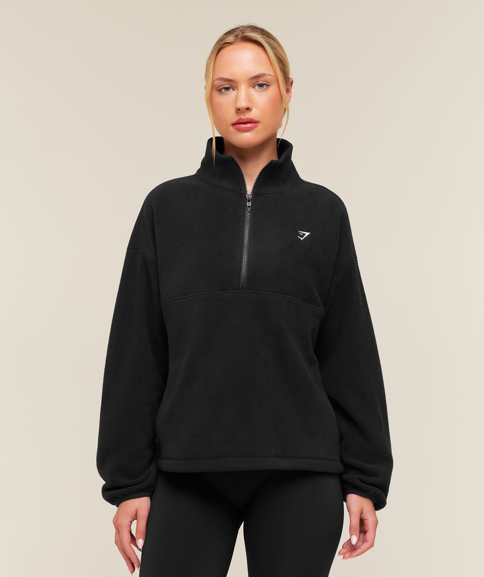 Gymshark Polar Fleece 1/4 Zip - Black
