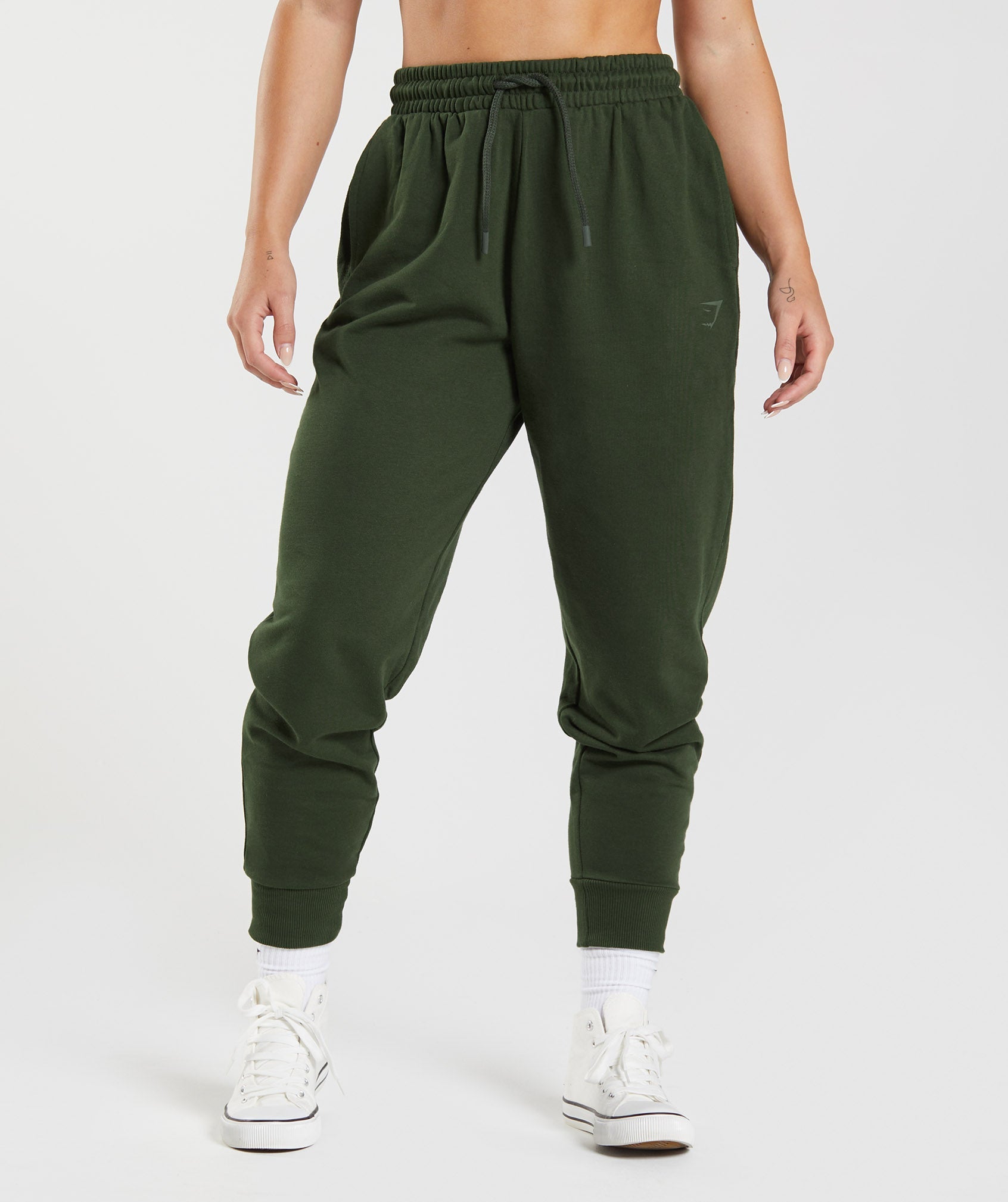 Gymshark Power Joggers - Moss Olive