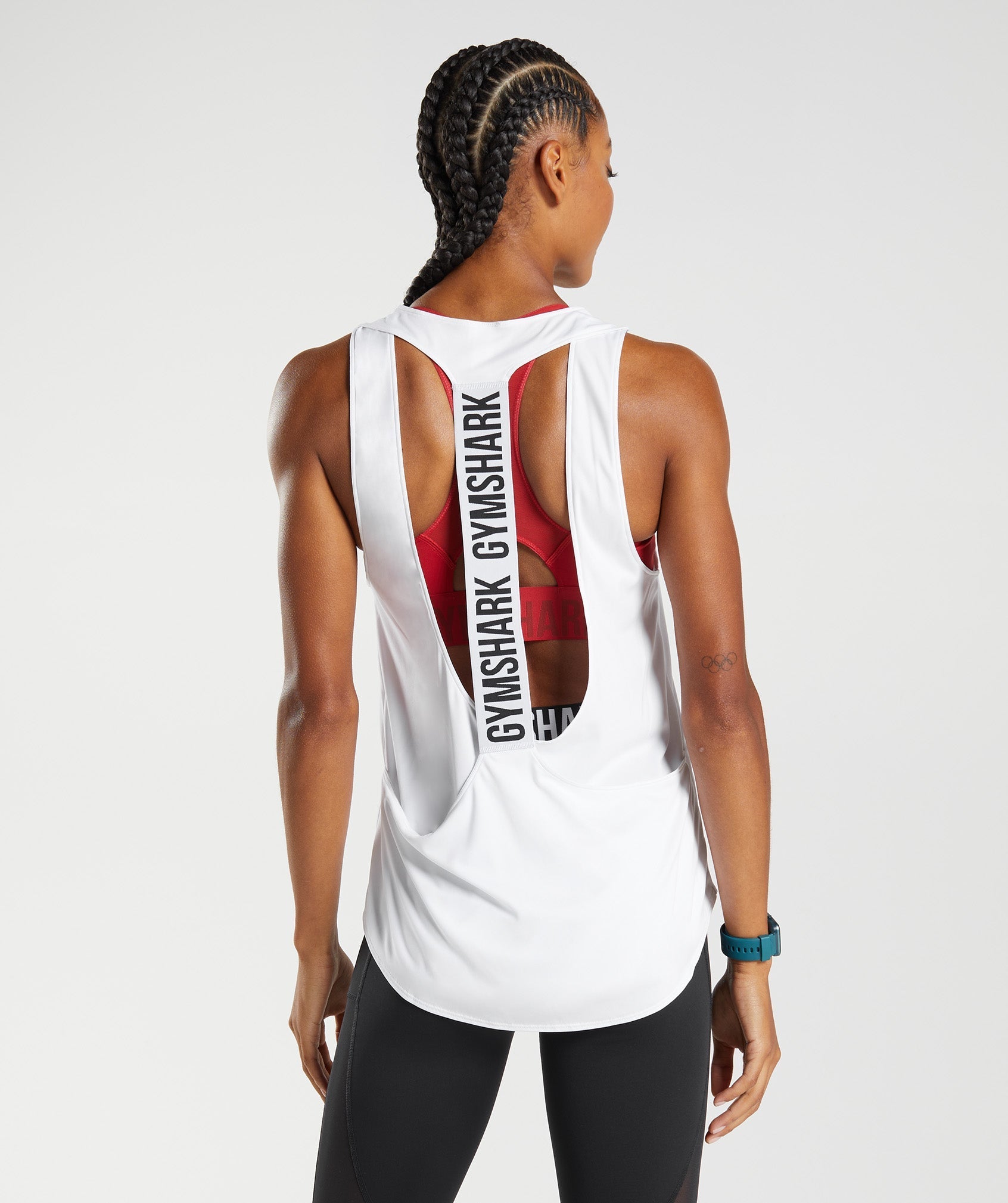 Gymshark Training Brandmark Tank - White