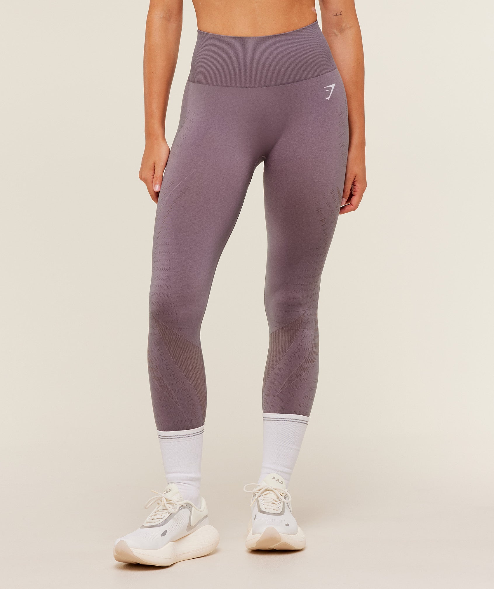 Gymshark Running Seamless Legging - Dusk Purple/Walnut Mauve