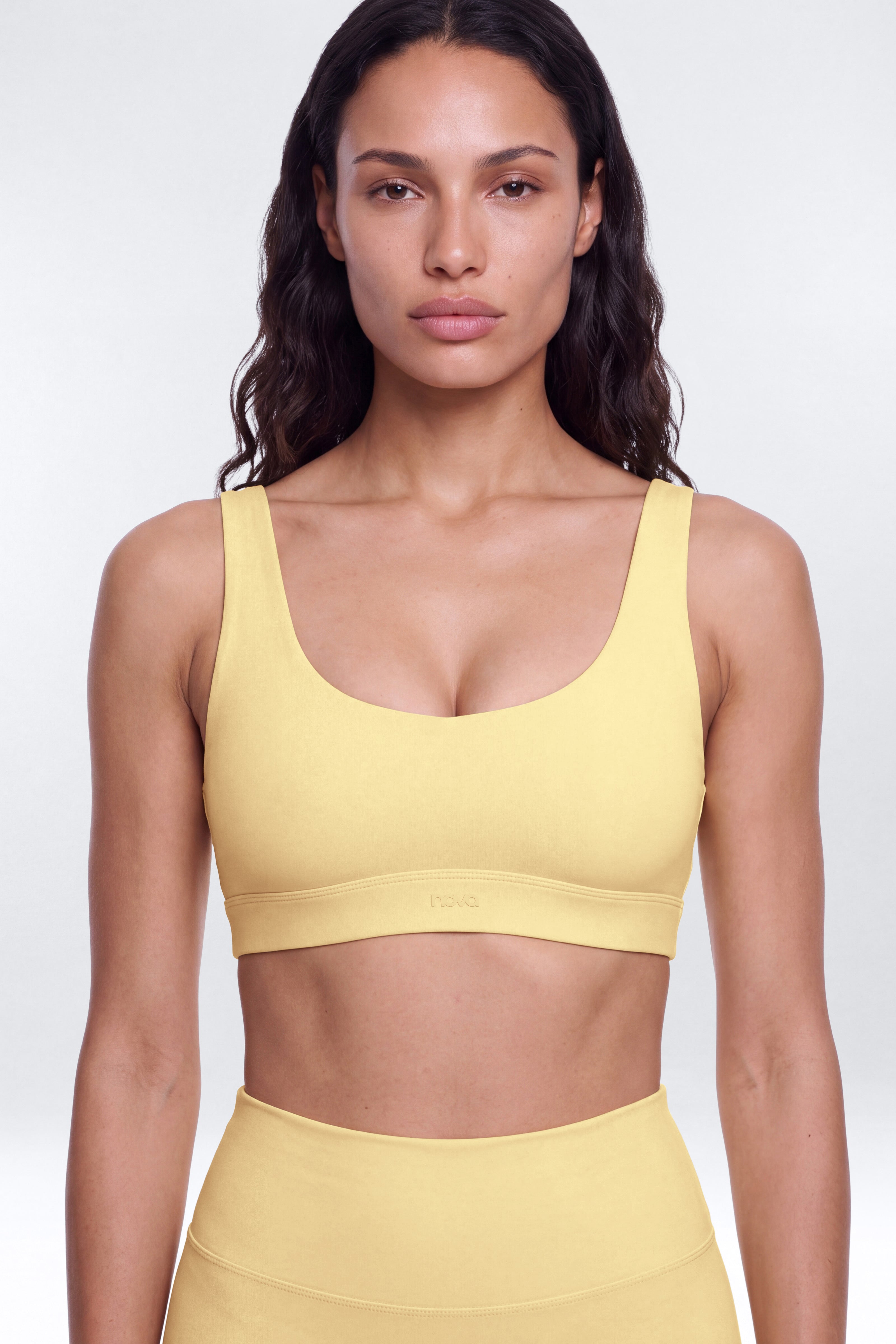 CloudForm™ Studio Open Back Sports Bra - Buttermilk