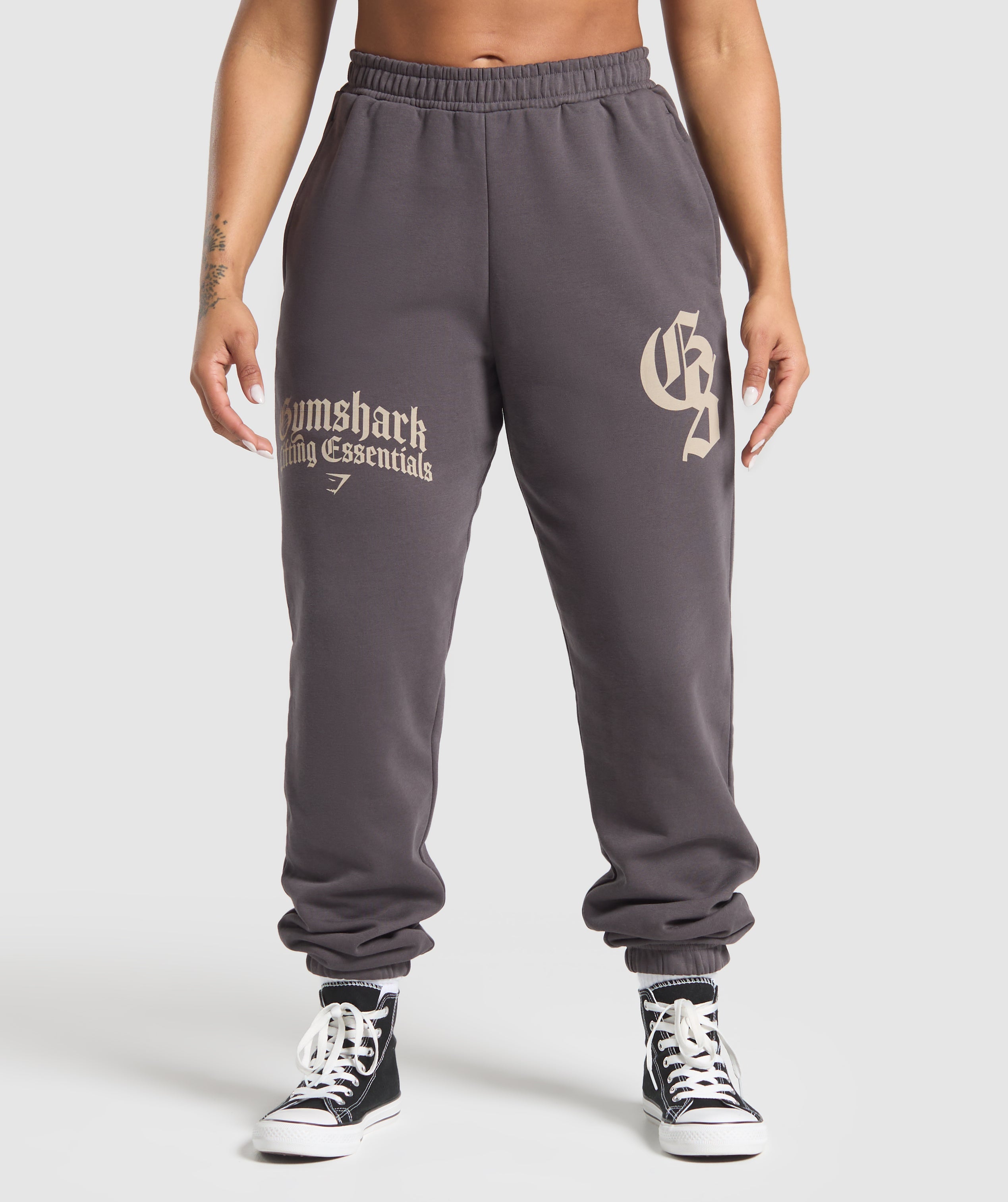 Gymshark Lifting Essentials Oversized Jogger - Greyed Purple