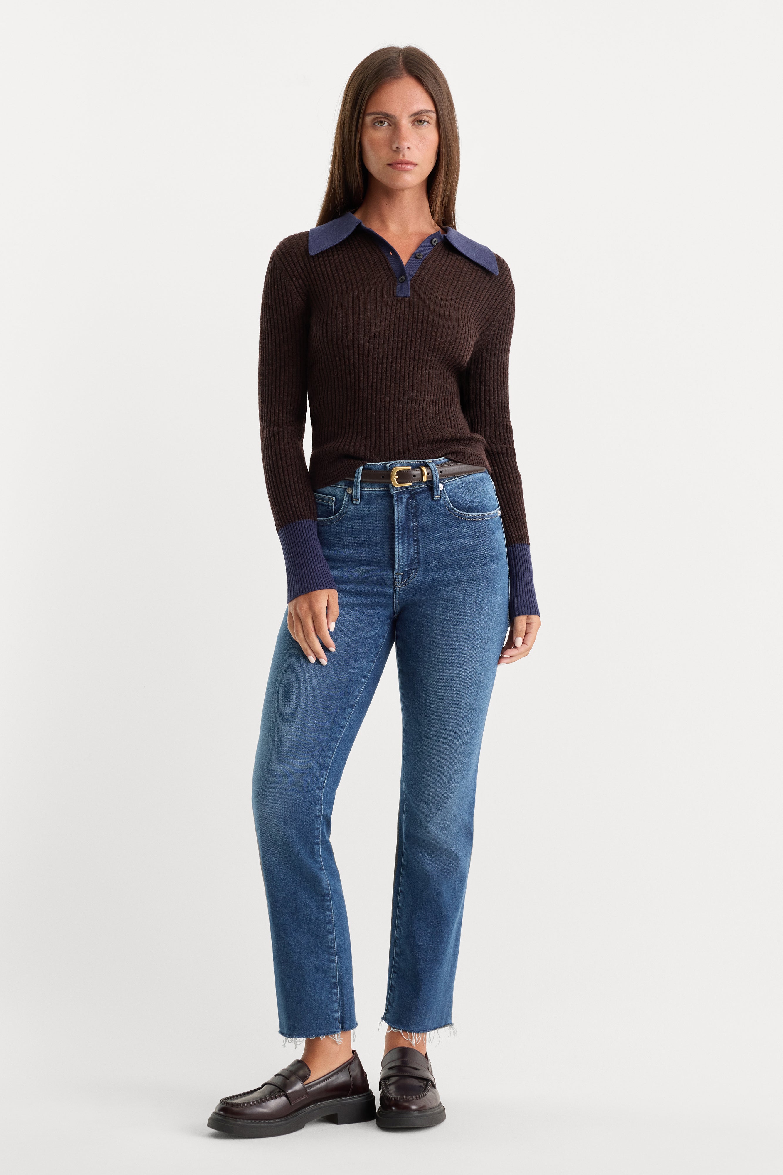SOFT TECH GOOD LEGS STRAIGHT JEANS | INDIGO818