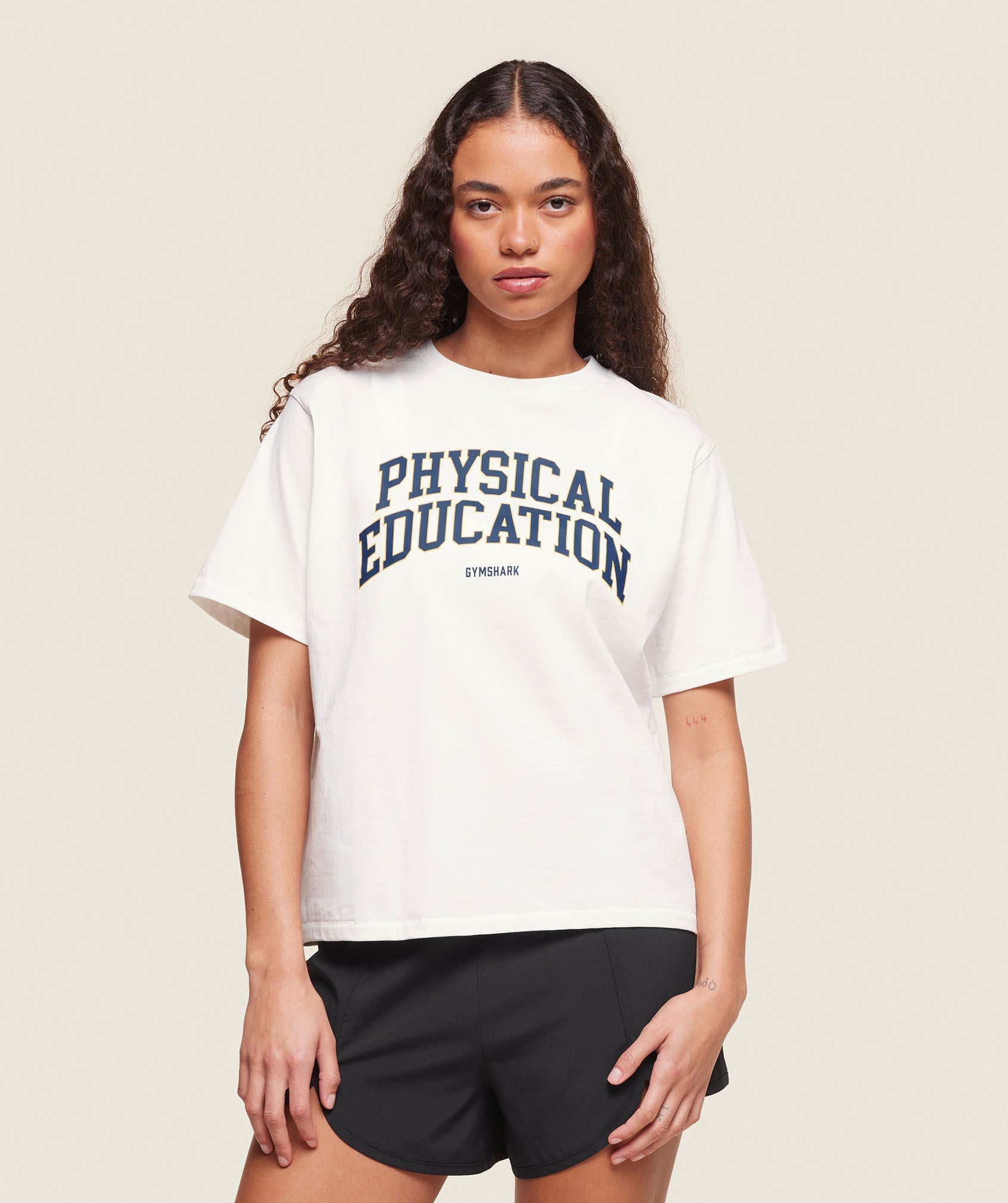Gymshark Phys Ed T-Shirt - Soft White