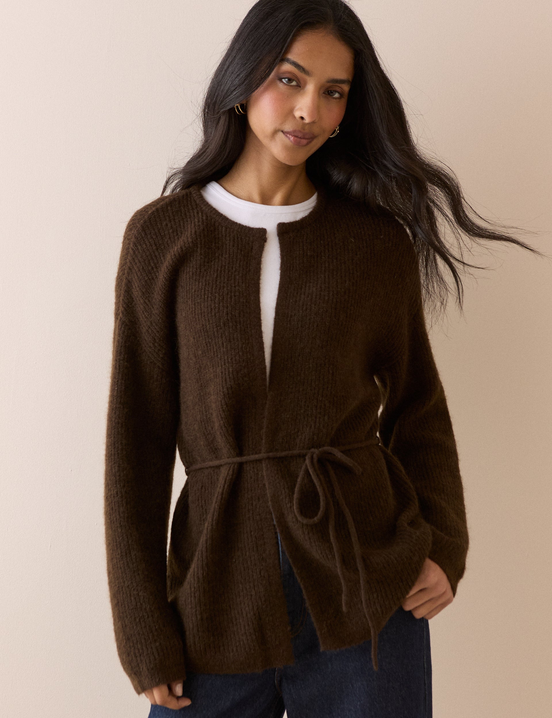 Long Line Wrap Cardigan