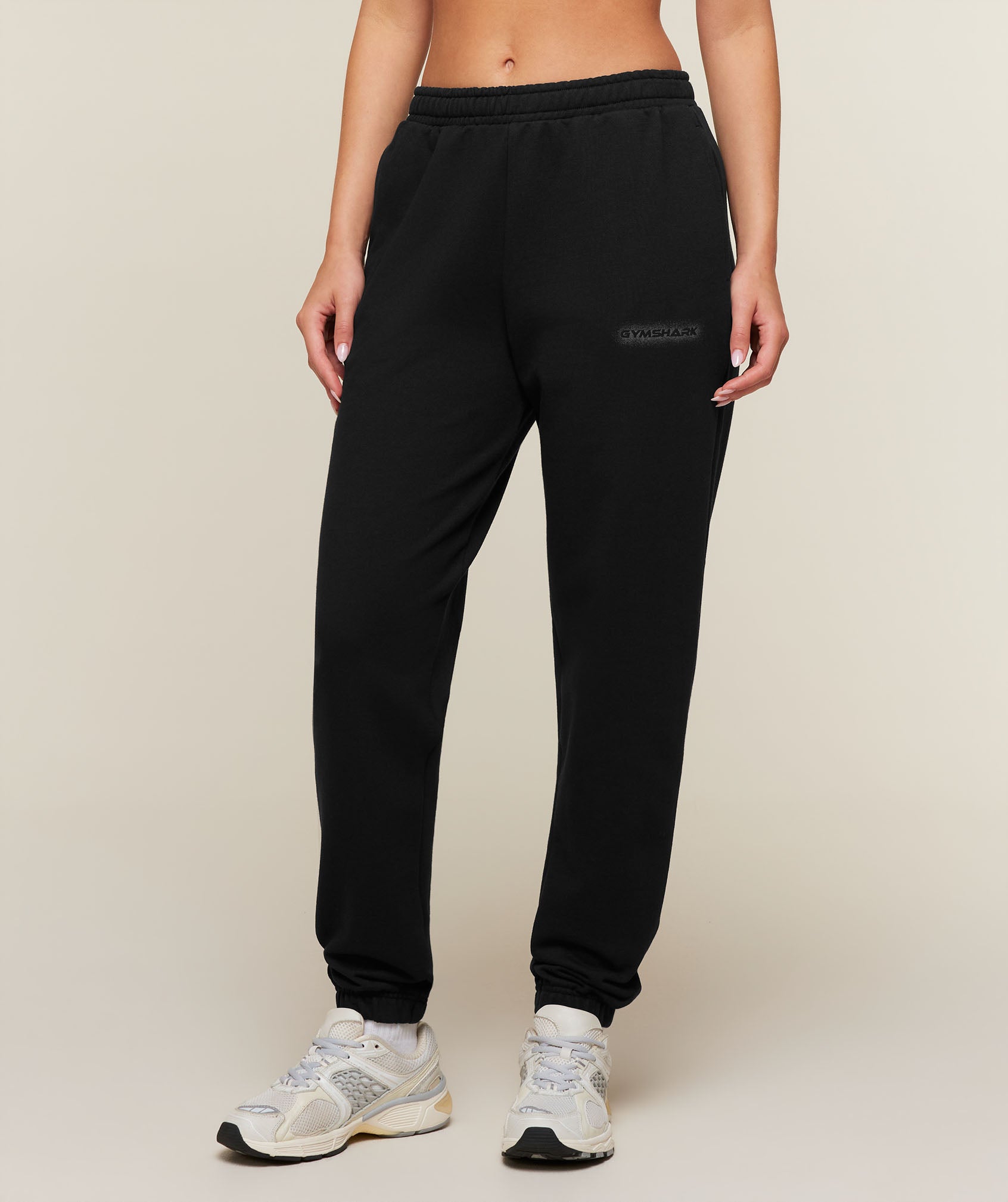 Gymshark For the Ones Who Show Up Graphic Joggers - Black