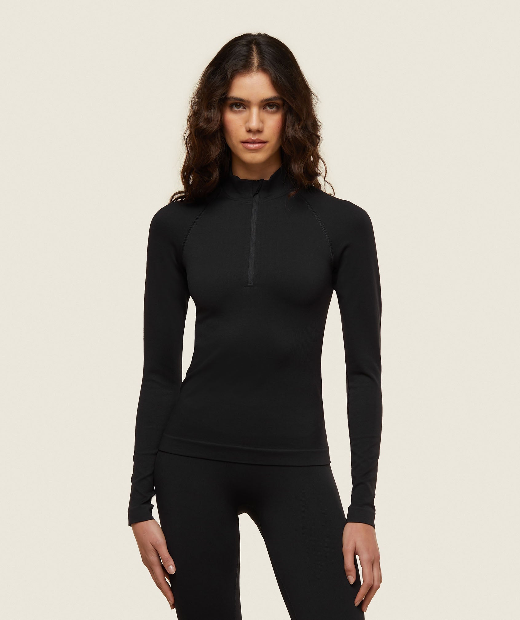 Gymshark Everywhere Seamless Turtleneck - Black