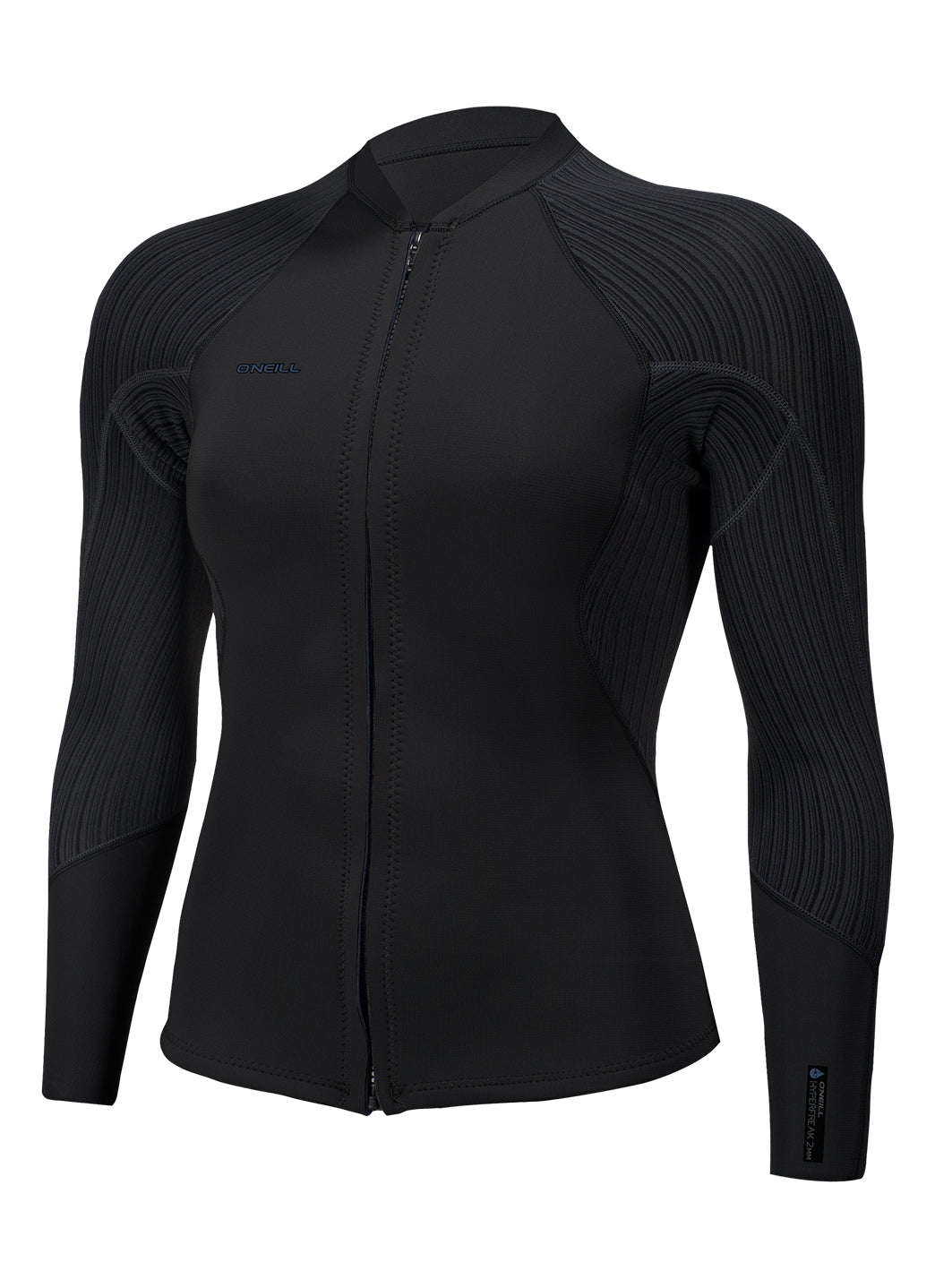 O'Neill Women's 1.5MM Hyperfreak Front Zip Wetsuit Jacket