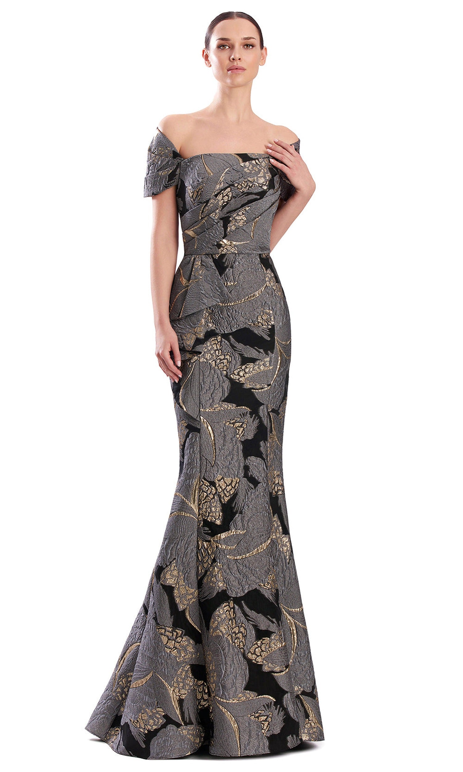 Alexander by Daymor 3326F26 - Strapless Draped Mermaid Evening Gown