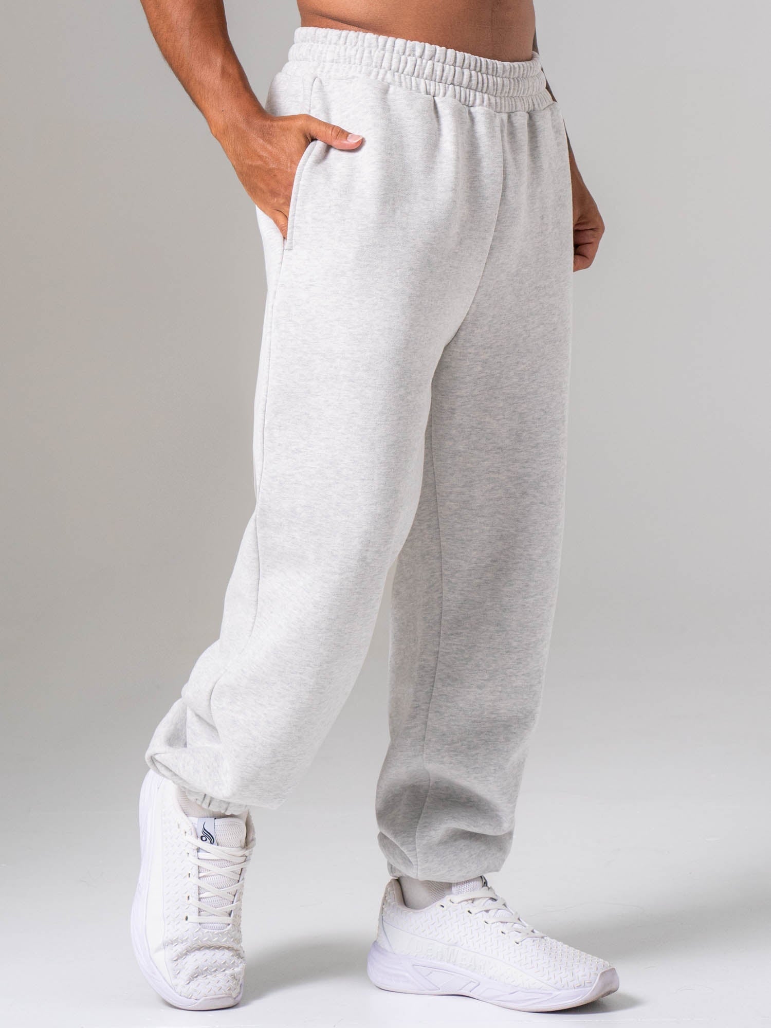 Plush Trackpant - Snow Marl