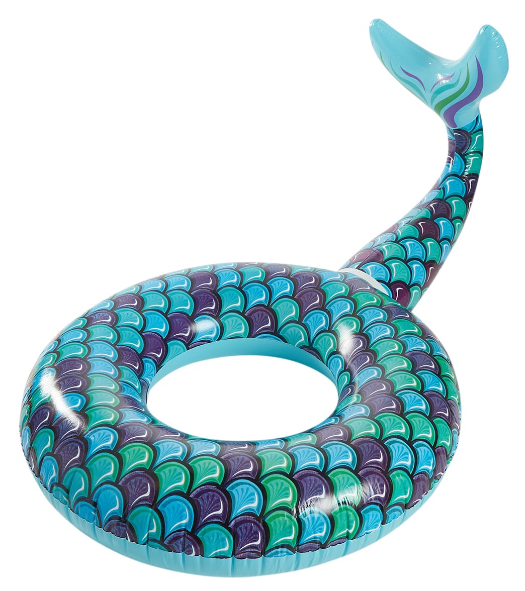 ClubSwim Mermaid Jumbo Inflatable Pool Swim Float Tube 68"